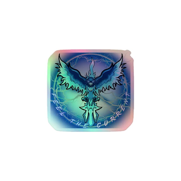 Electric Phoenix Holocut Stickers product image (1)