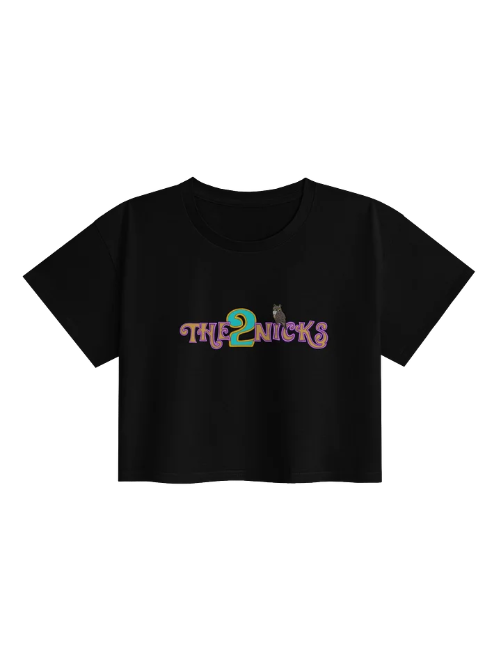 The2Nicks Crop Top Tee - White product image (1)