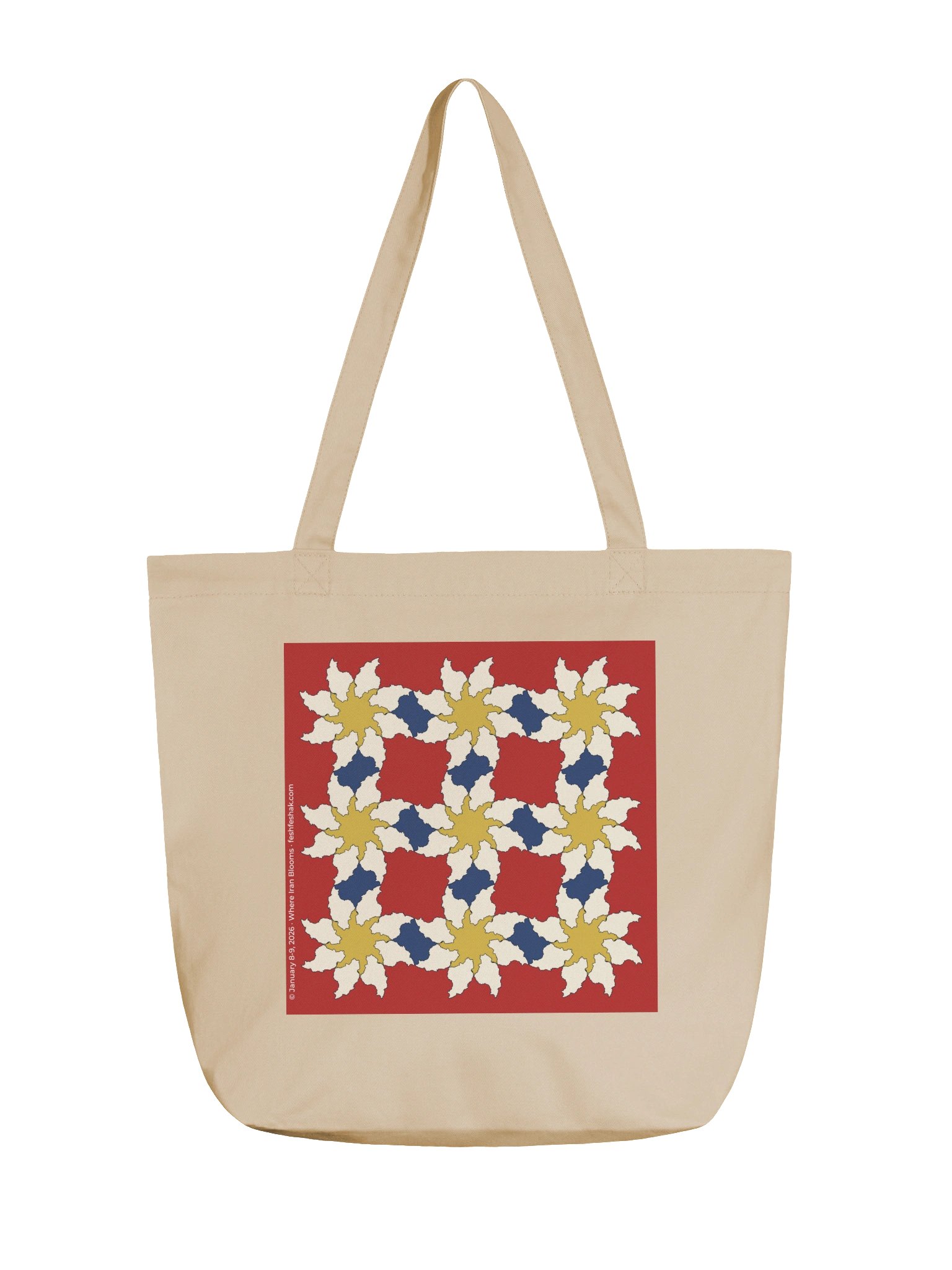 Where Iran Blooms Tote, Russet product image (1)