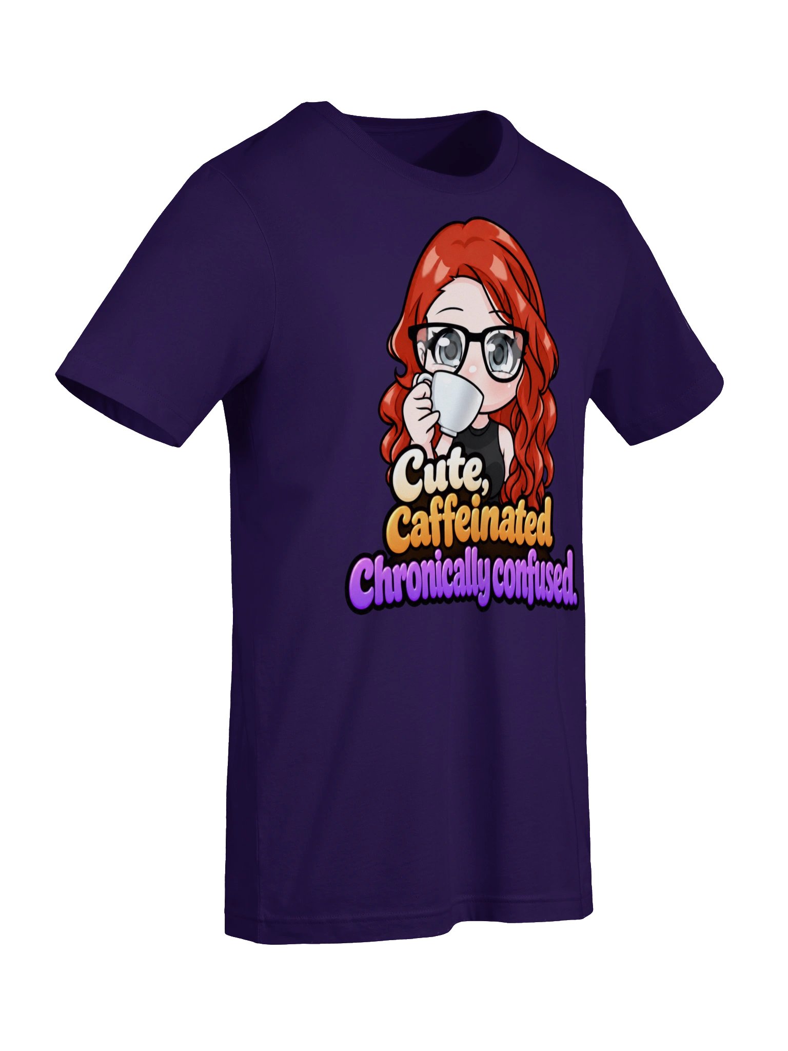 Cute, Caffeinated, and Chronically Confused Tee product image (63)