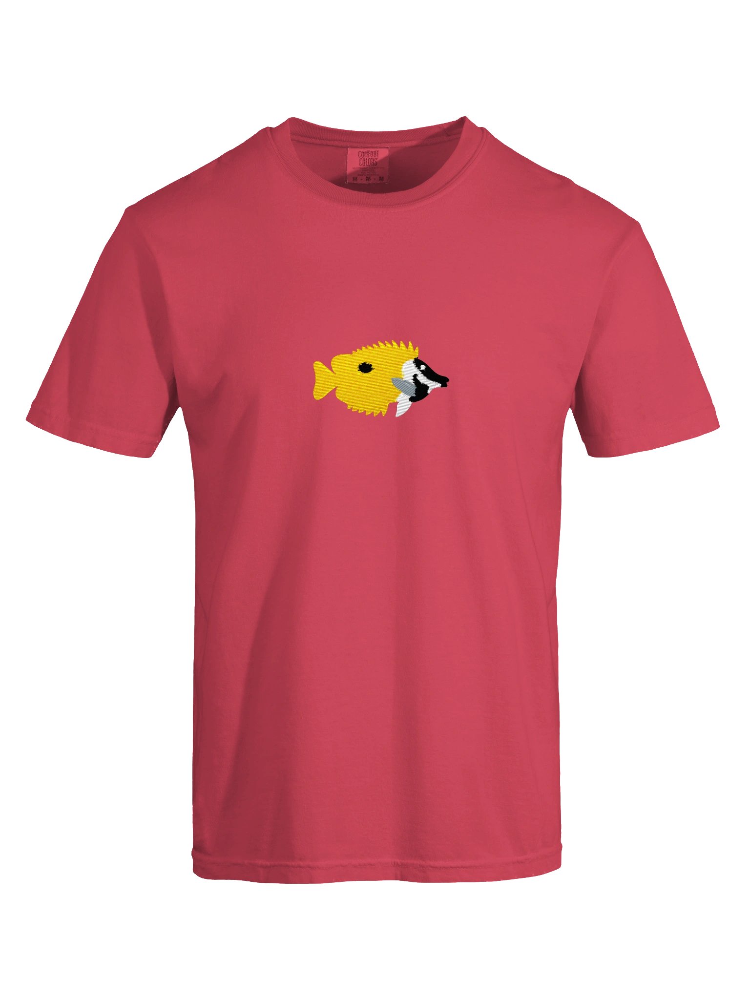 Foxface Rabbitfish Premium T-Shirt (Embroidered) for Reef and Marine Aquarium Lovers product image (37)
