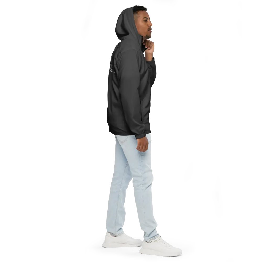 Gray Twin Anchor Titan tug Windbreaker product image (7)
