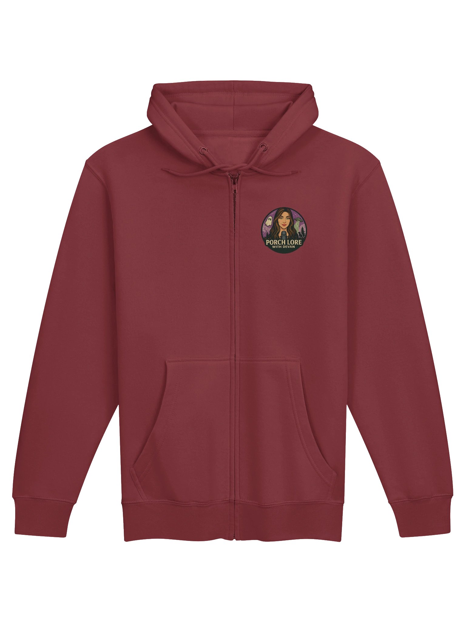 MOTHMAN SELFIE ZIP UP HOODIE product image (2)