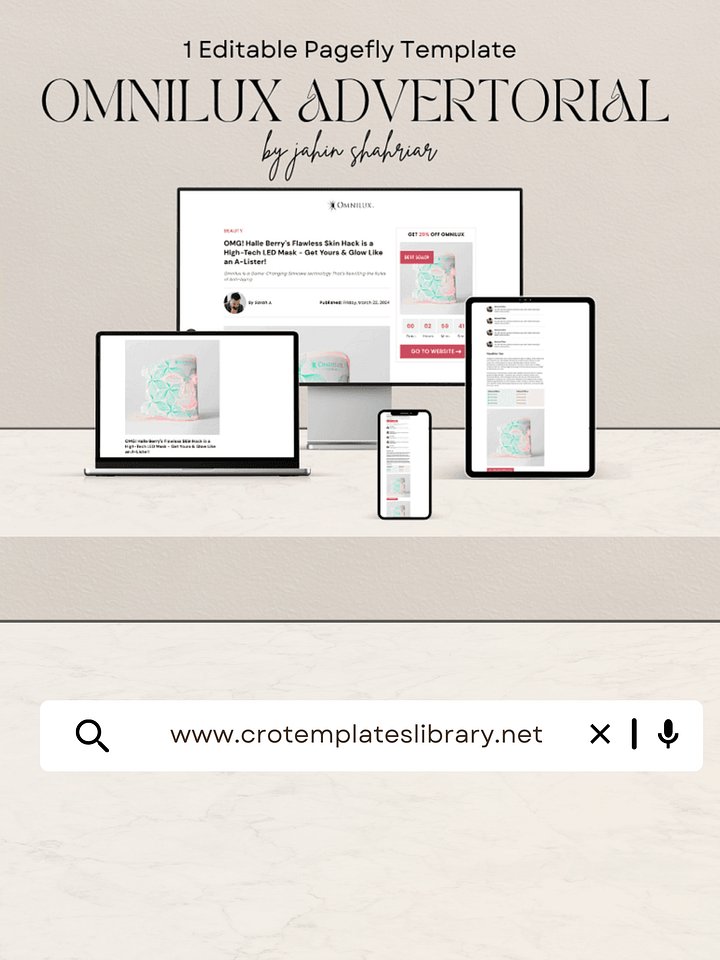 Omnilux Shopify Advertorial Template product image (1)