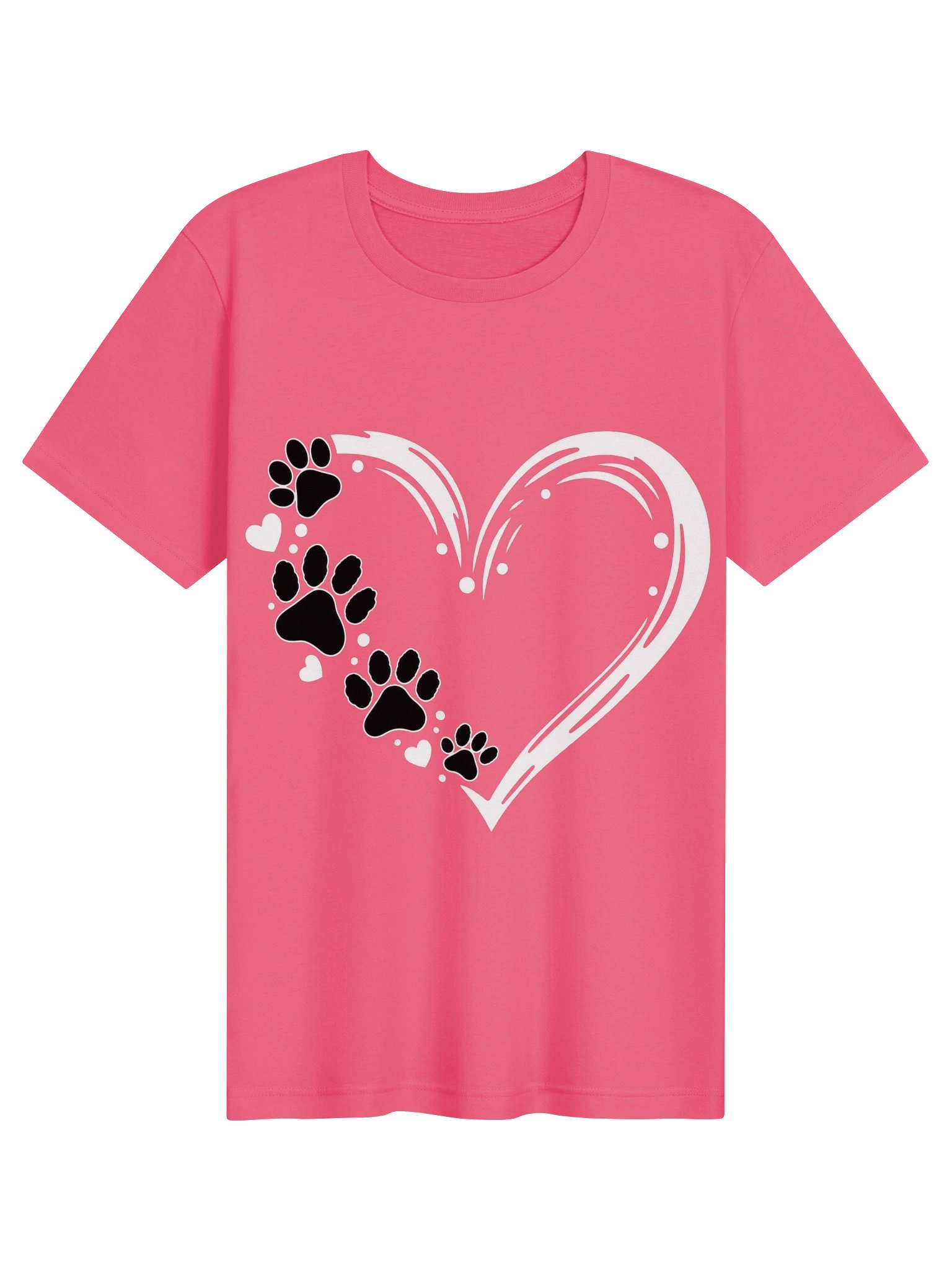 Paws in My Heart Dog Lover Tee product image (1)