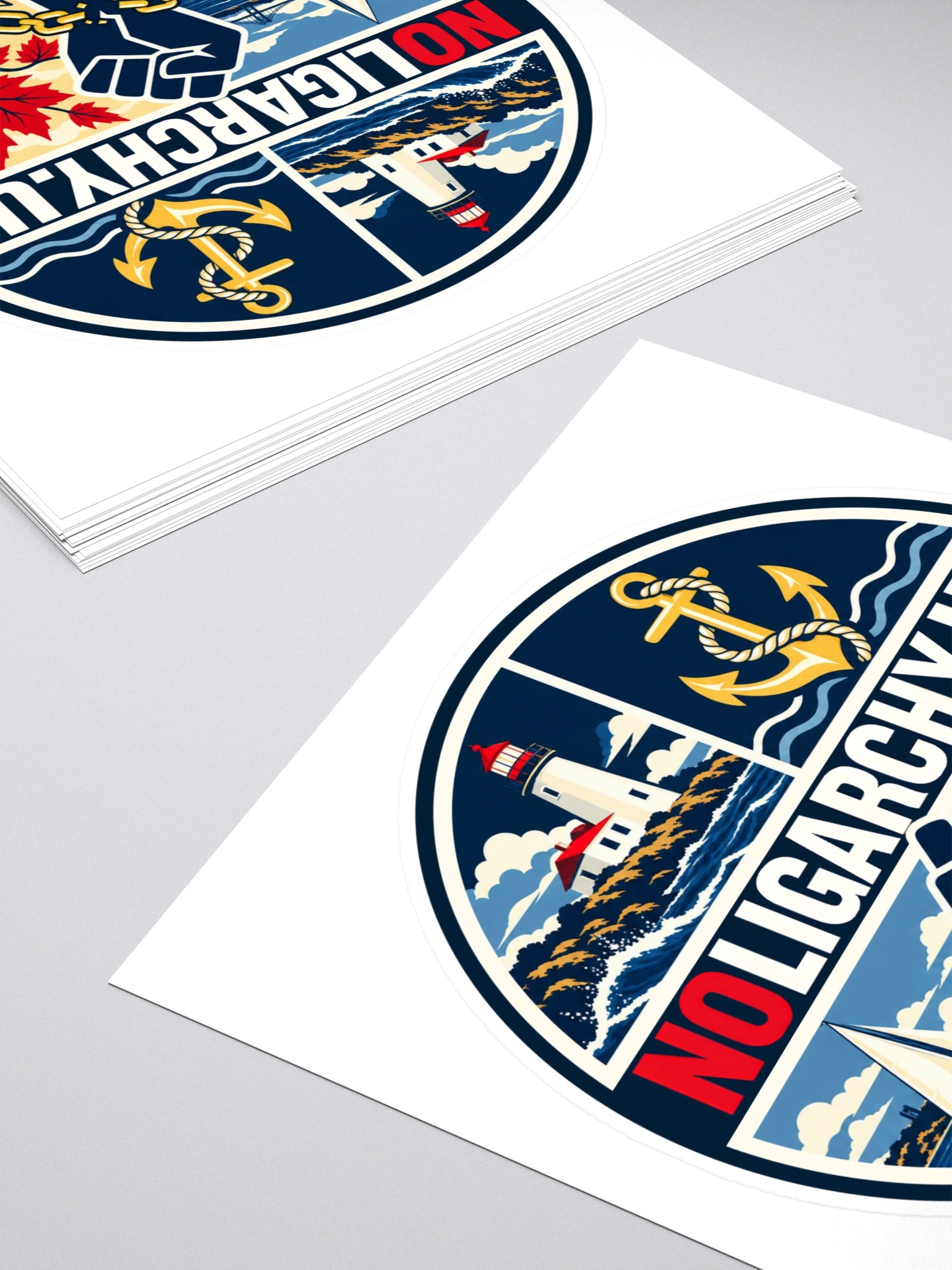 Rhode Island NOLIGARCHY.US sticker product image (4)