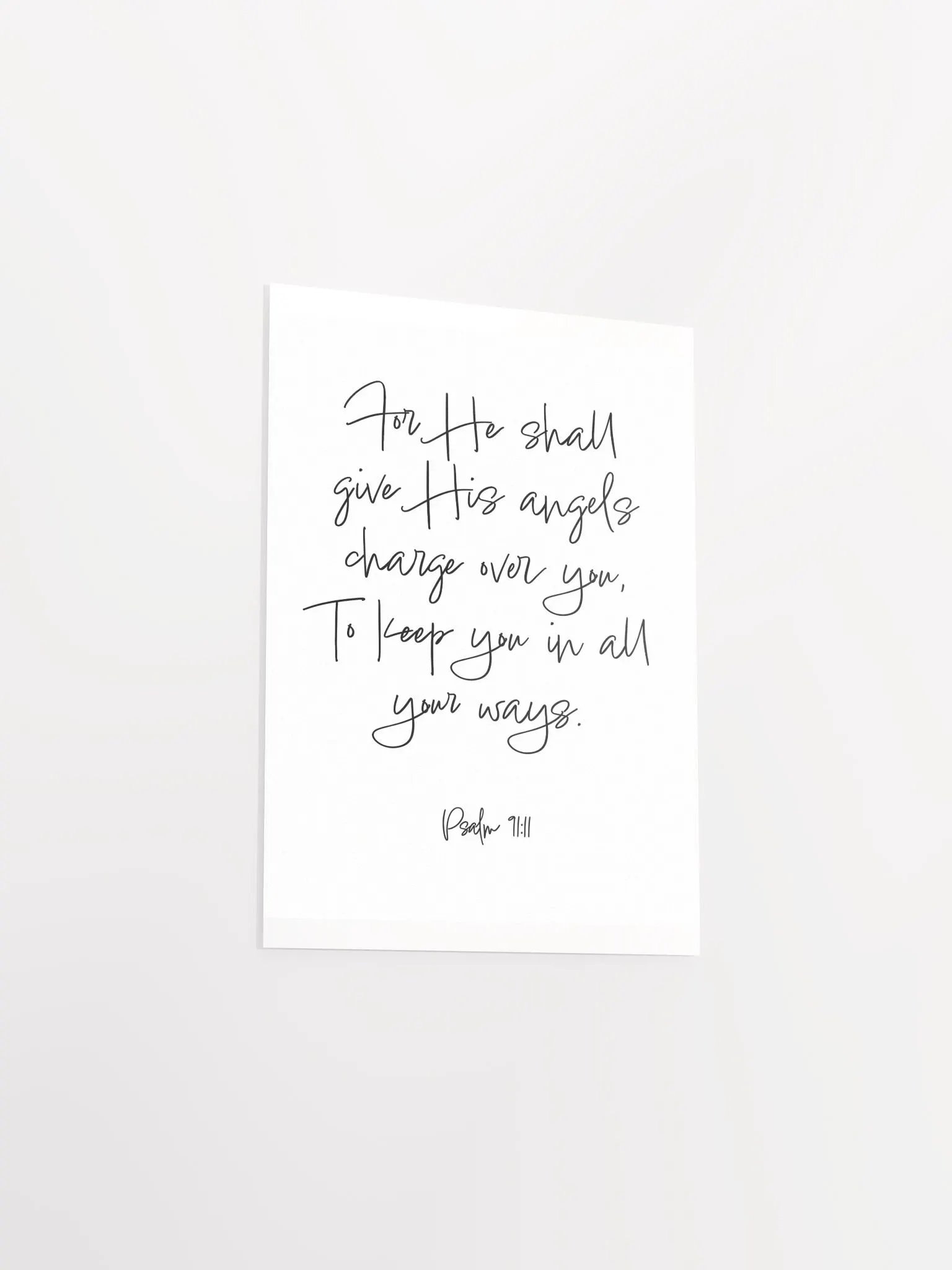 He Shall Give His Angels Charge Over You - Print product image (3)