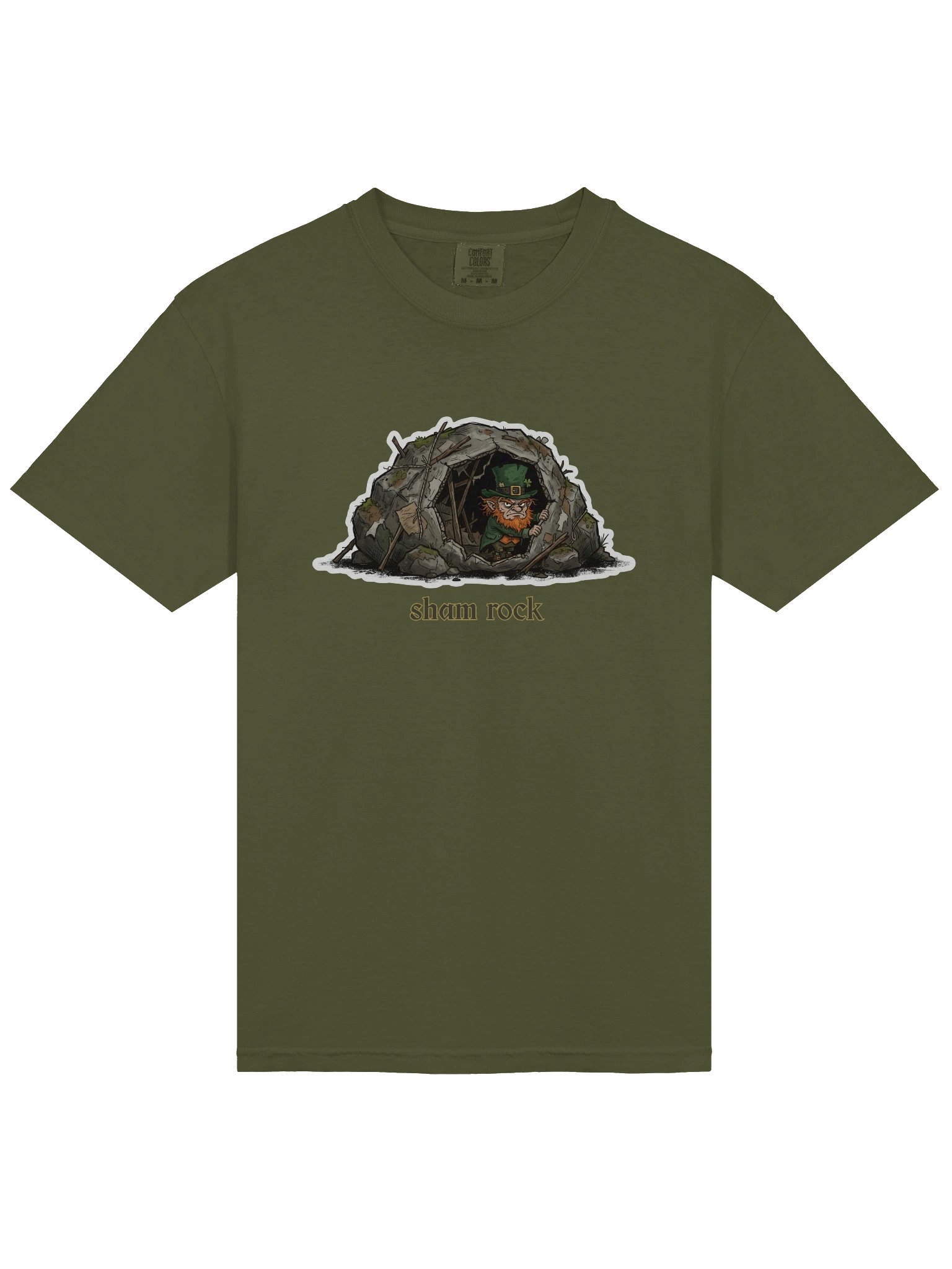 sham.rock st. patricks day comfort colors t-shirt product image (3)