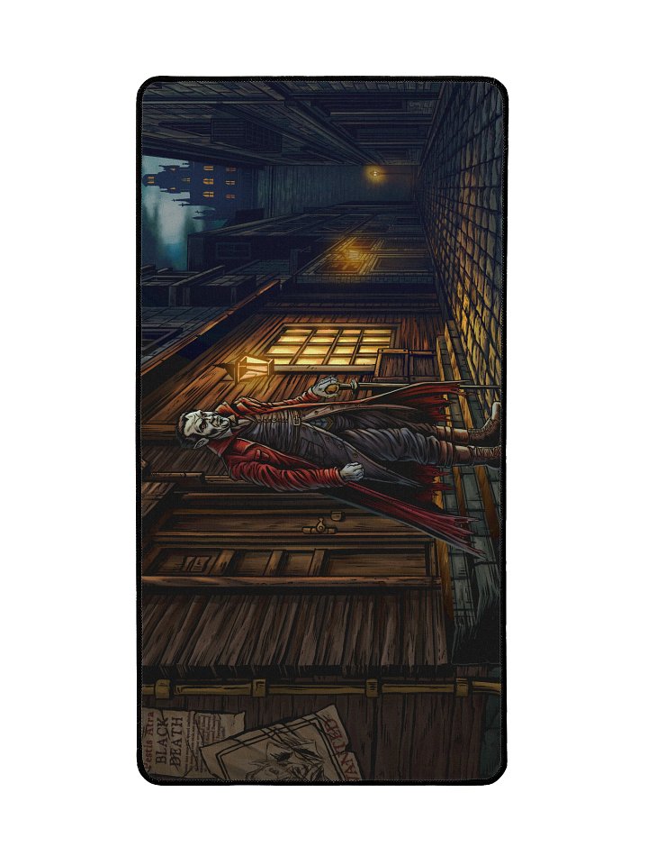 'City Vampire' Hand Drawn Playmat by DarkSideTokens! product image (2)