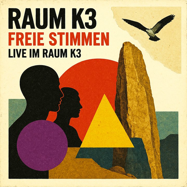 AW-001: Raum K3 - Freie Stimmen: Live im Raum K3 (Digital Album - FLAC & 320 kbps MP3) product image (1)