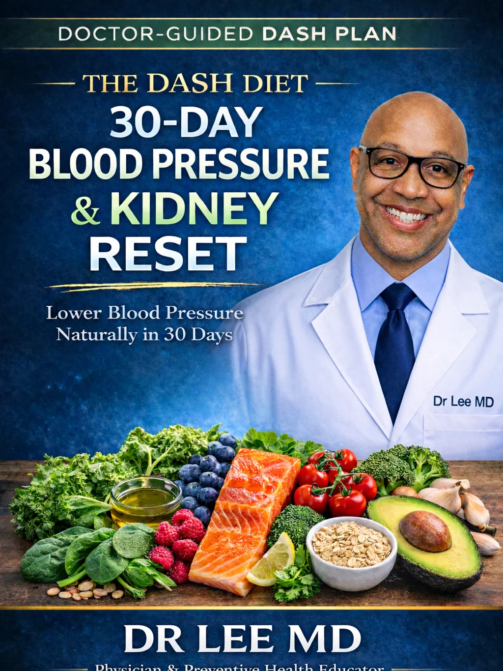 The 30-Day Blood Pressure & Kidney Reset Plan - Dash Diet product image (1)