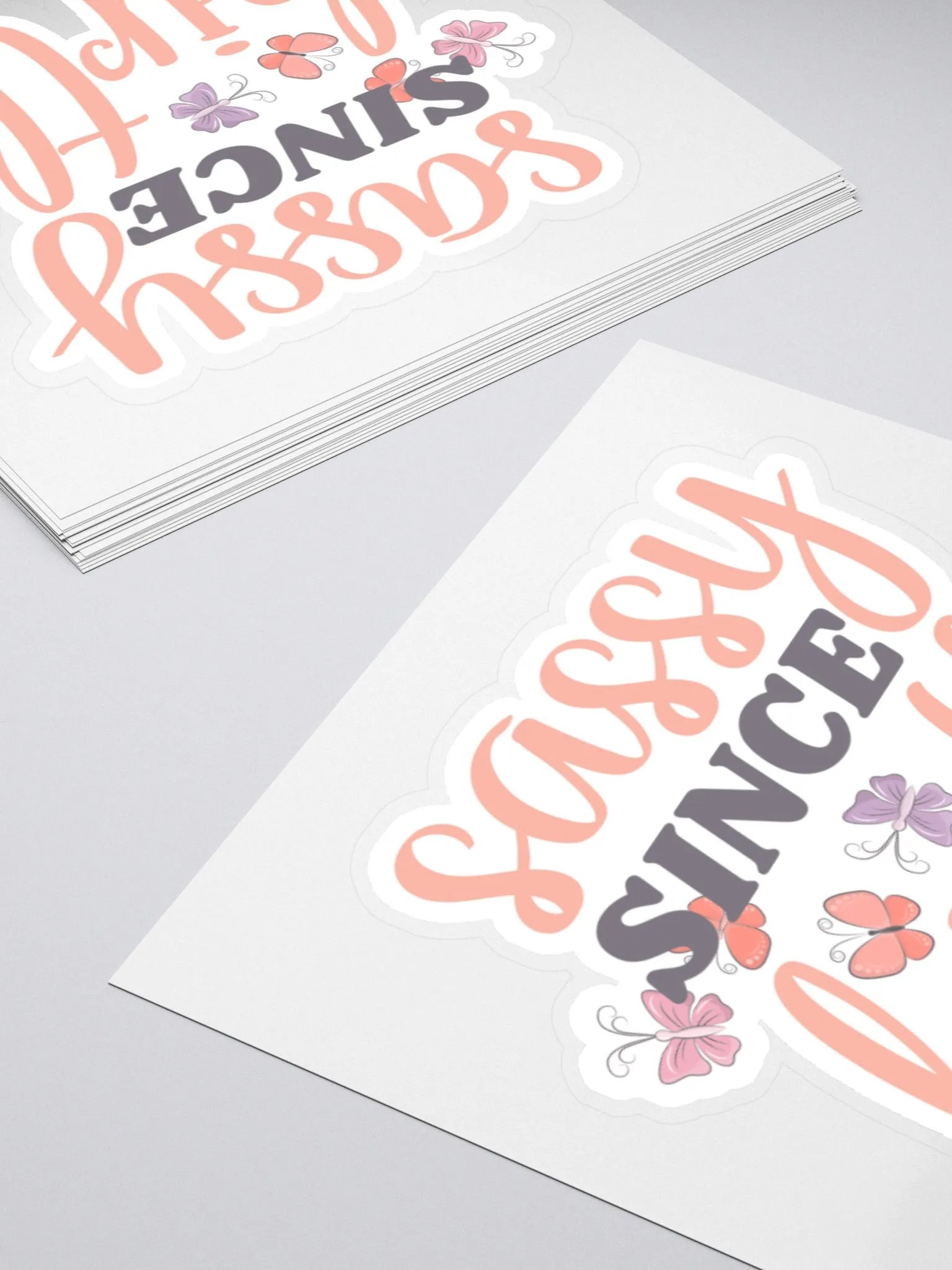 Sassy Since Birth Sticker product image (5)