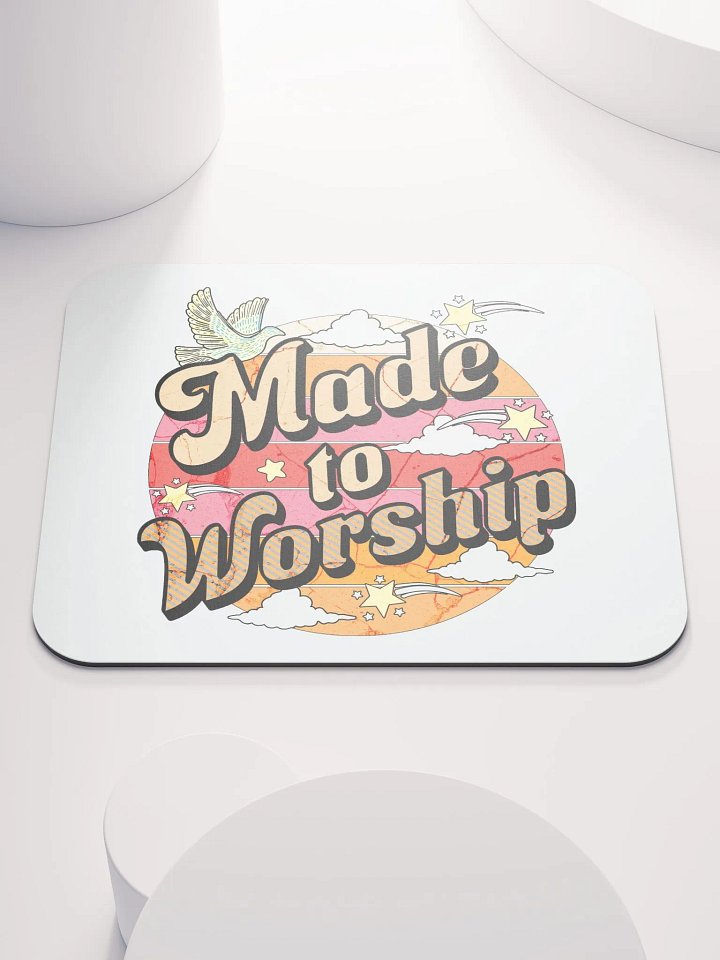 Made To Worship Whimsical Mouse Pad product image (1)