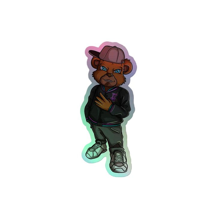 Standing Bear Holo Sticker product image (2)