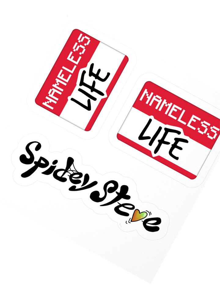 Nameless Life -Spidey Steve Sticker Set product image (4)