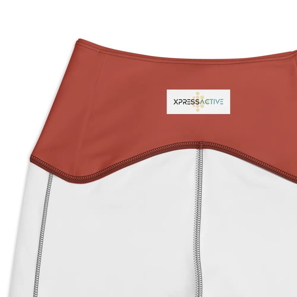 Intense Red Leggings with Pockets product image (8)