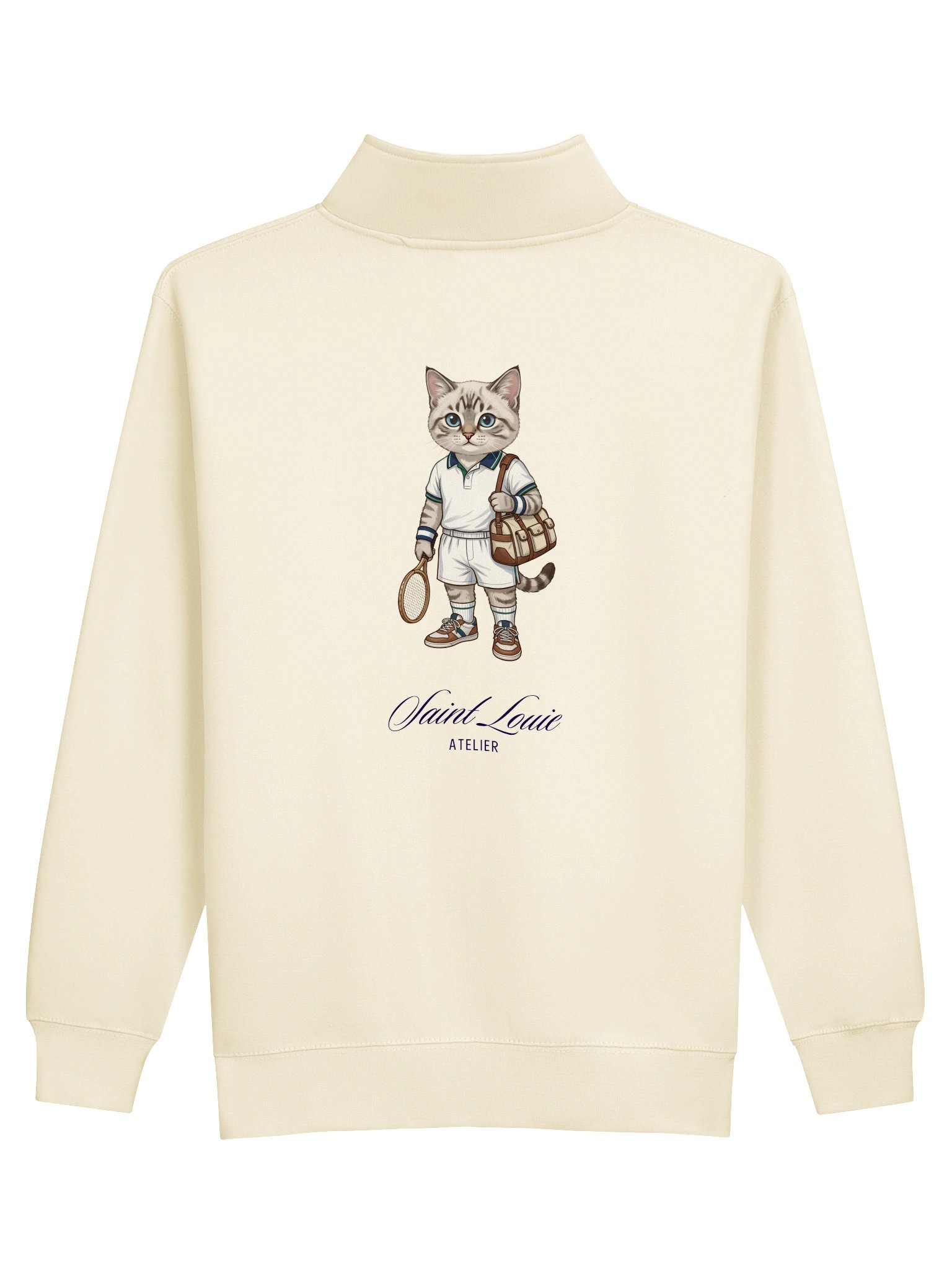Quarter Zip Sweatshirt, Saint Louie Tennis product image (5)