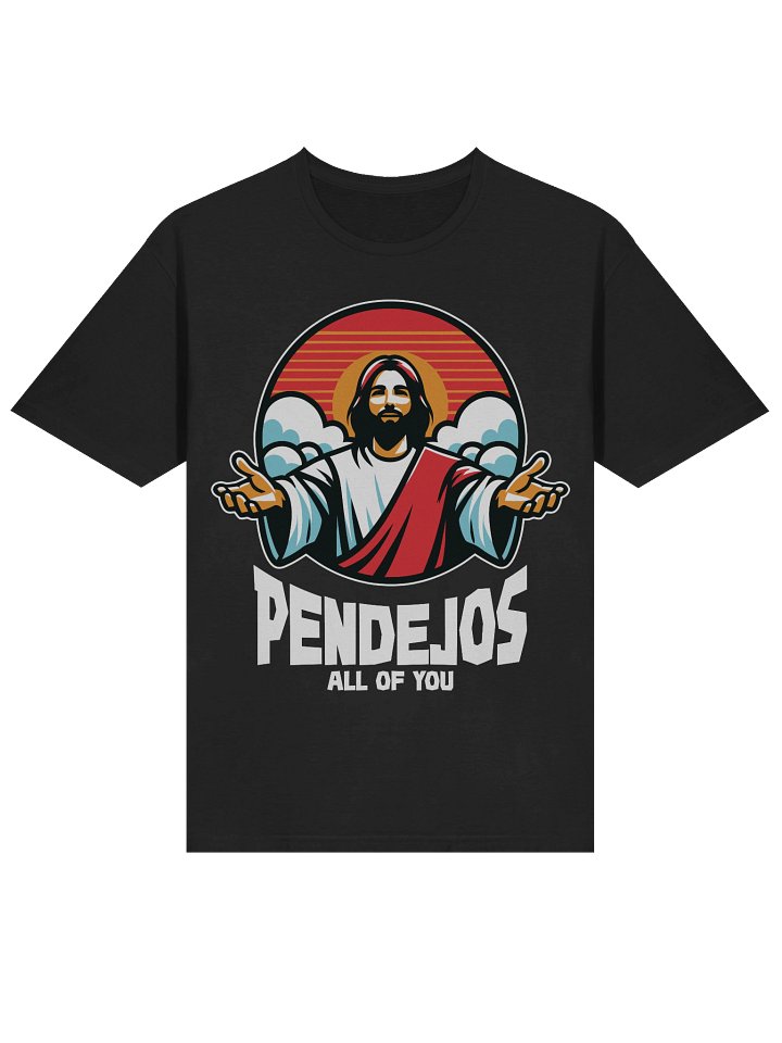 Meme – Pendejos All of You – Jesus Blessing – Gildan Softstyle T-Shirt product image (2)