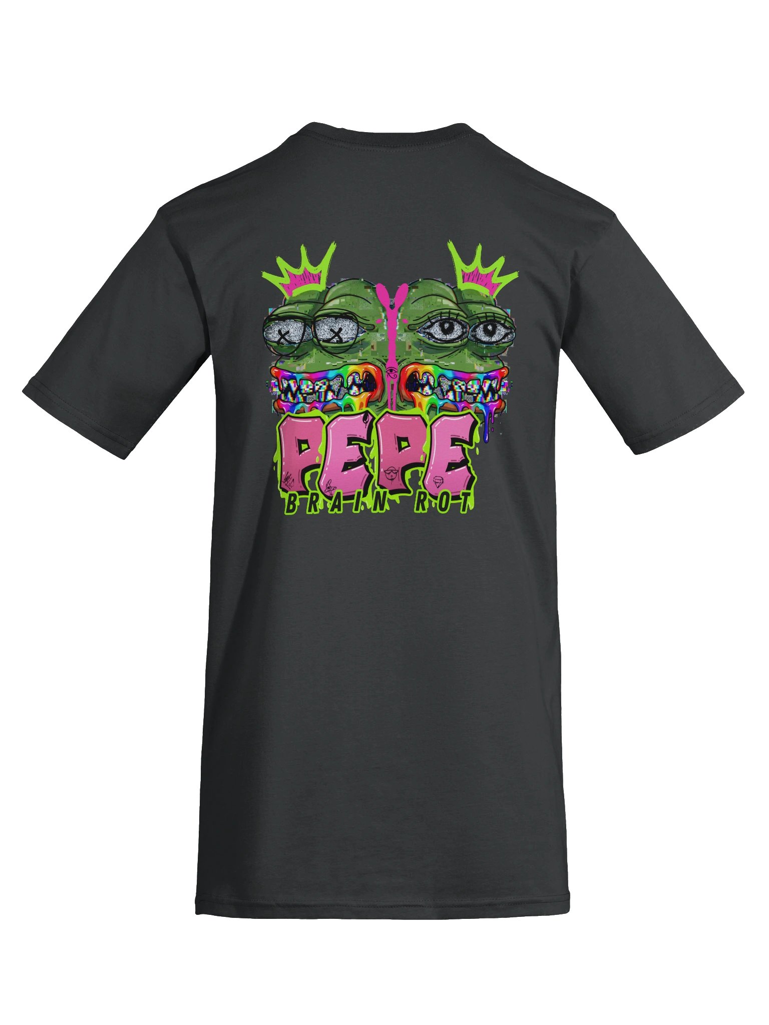 PEPE Brain Rot Crown Tee product image (7)