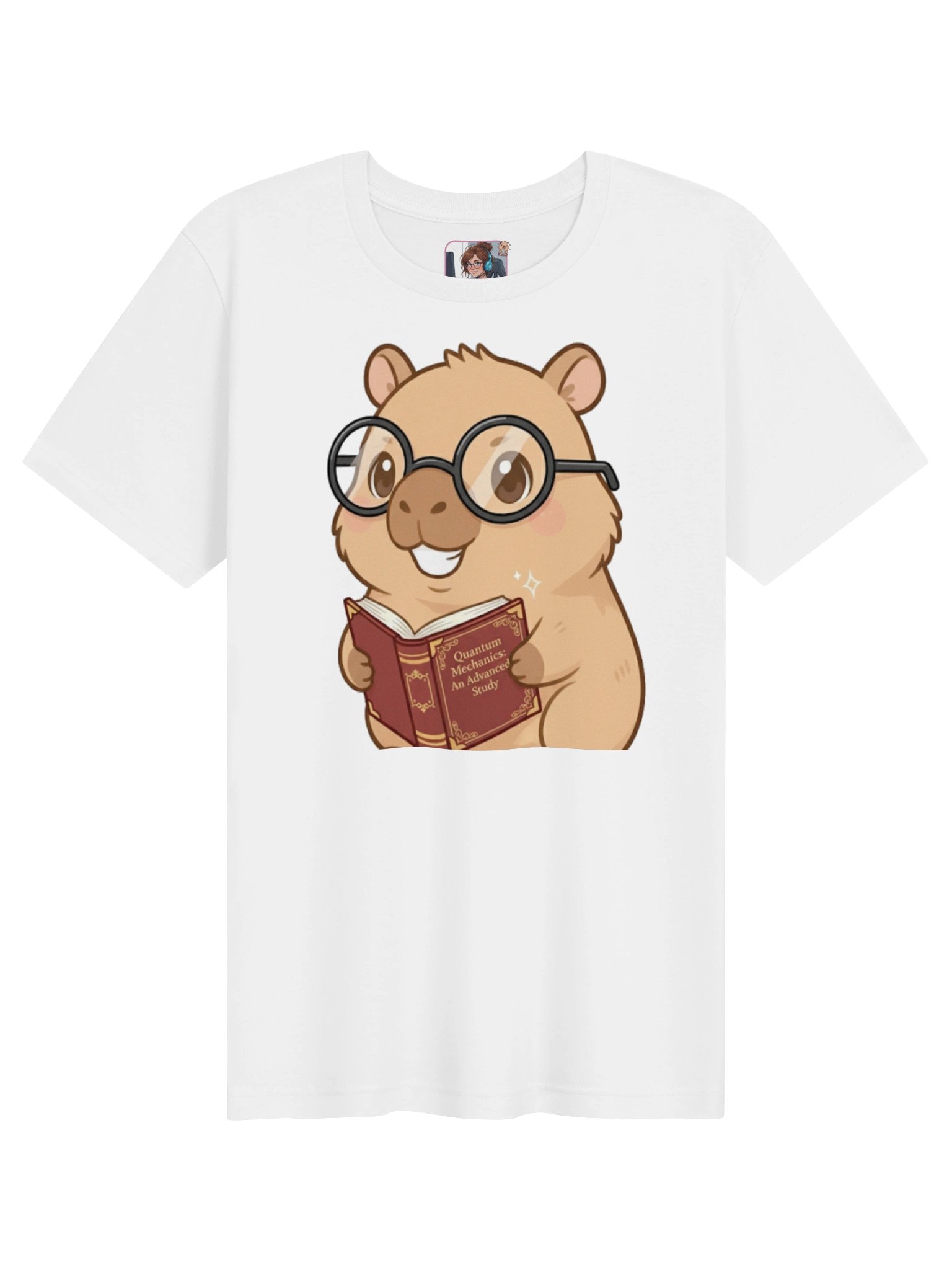 Reading Capy T-Shirt product image (1)