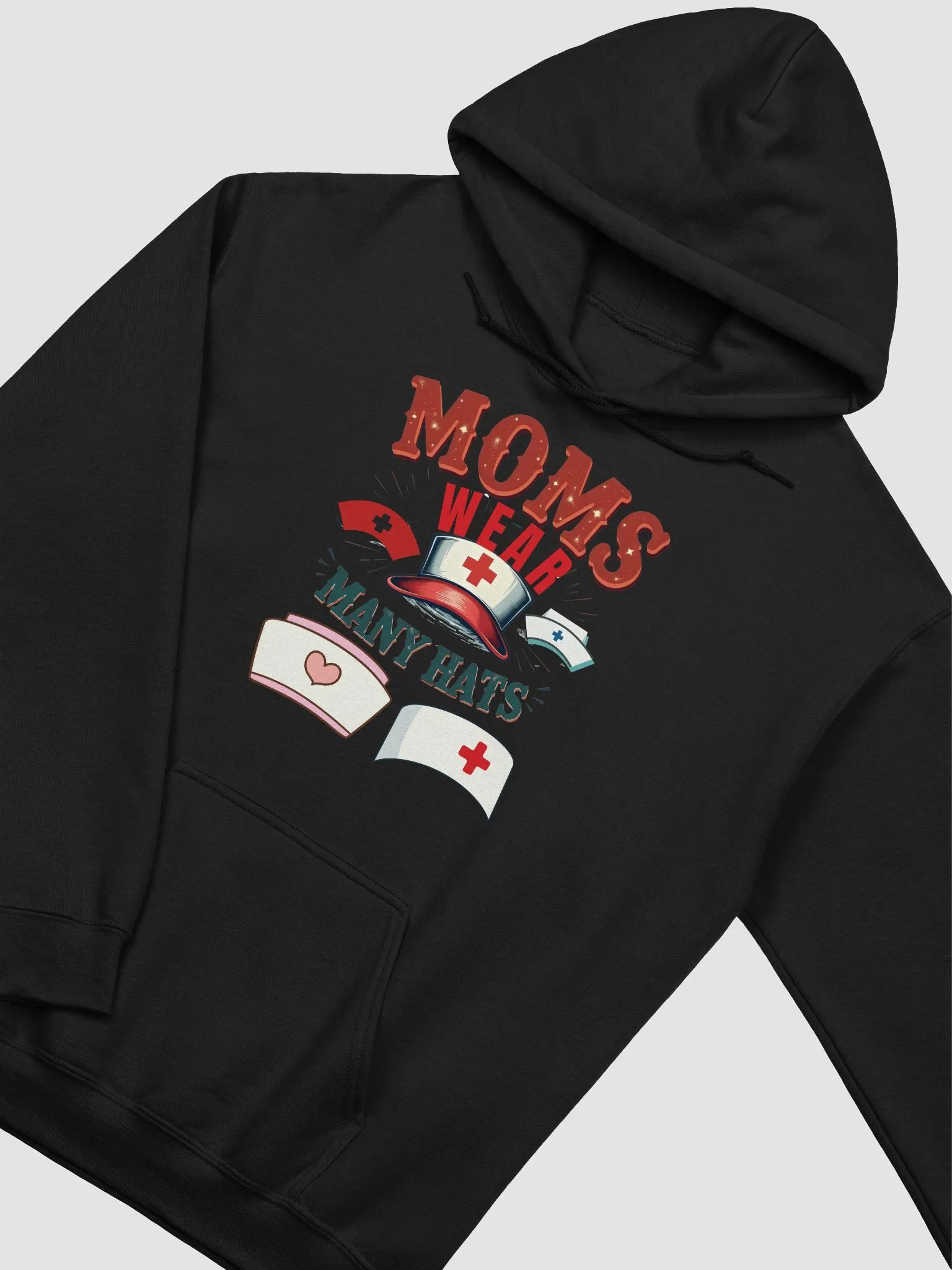 Moms Wear Many Hats Hoodie product image (15)