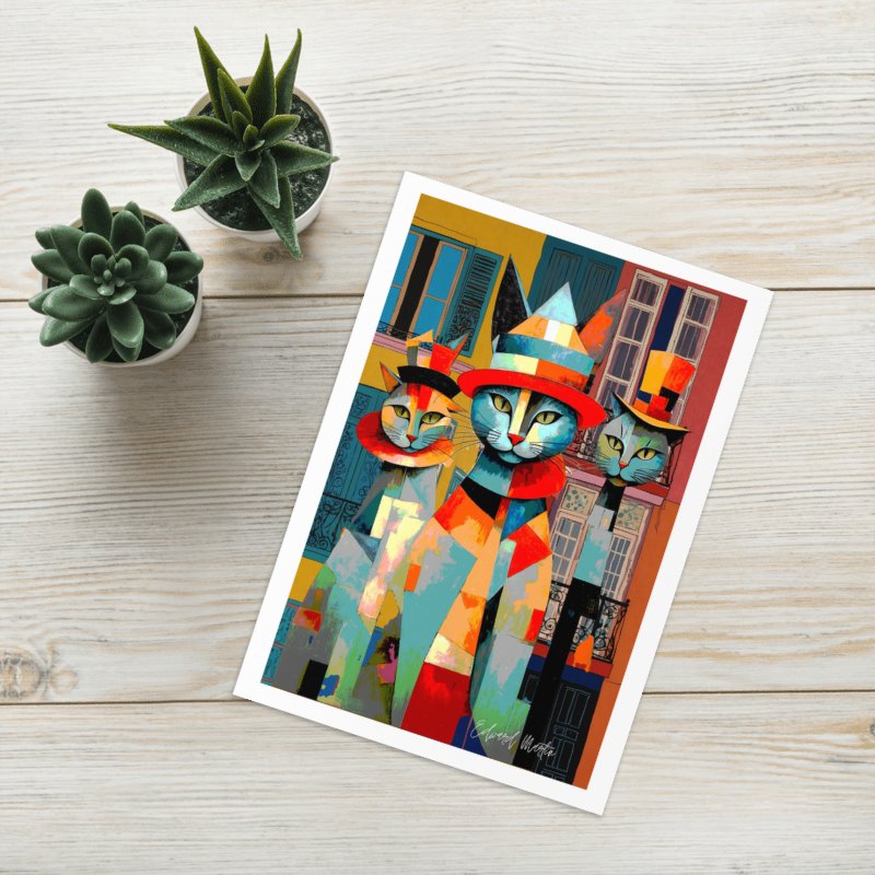 Kewl Katz by Edward Martin Card product image (2)