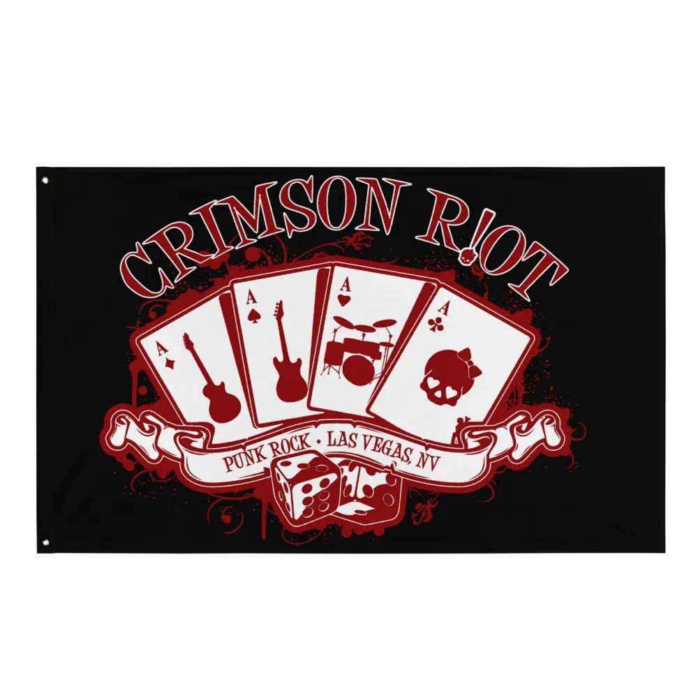 CRIMSON RIOT FLAG product image (1)