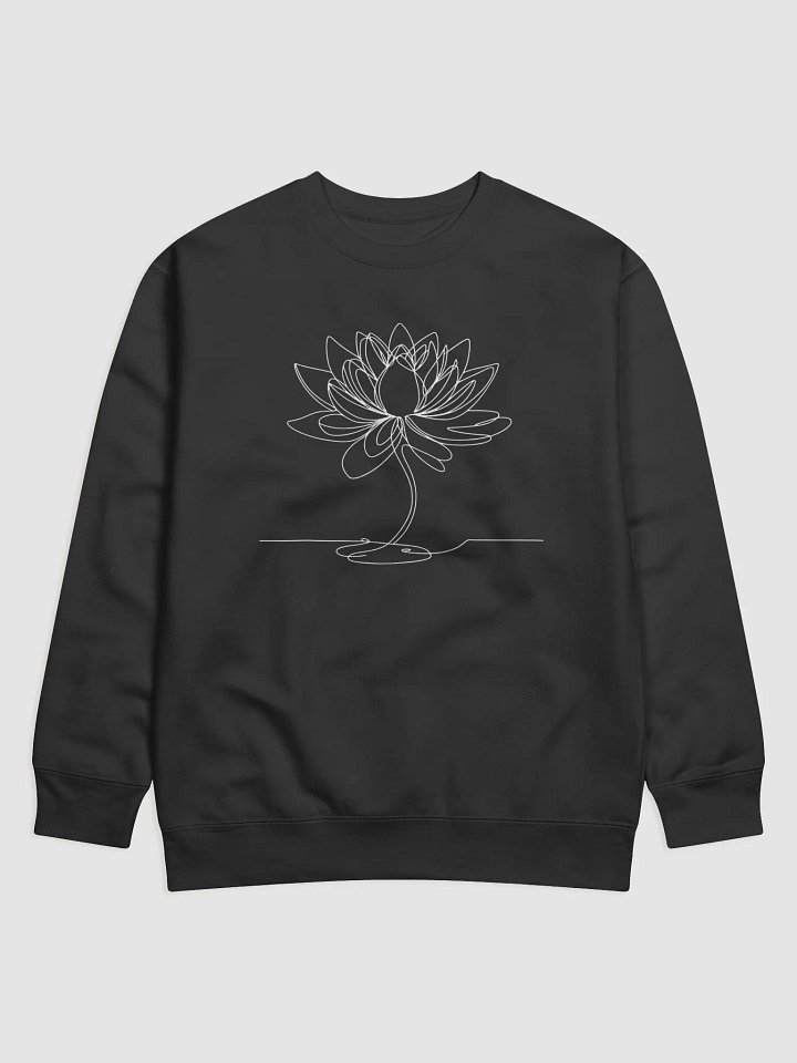Minimalist Lotus Flower Sweatshirt product image (4)