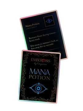 Mana Potion - Front & Back Holographic Sticker Bundle