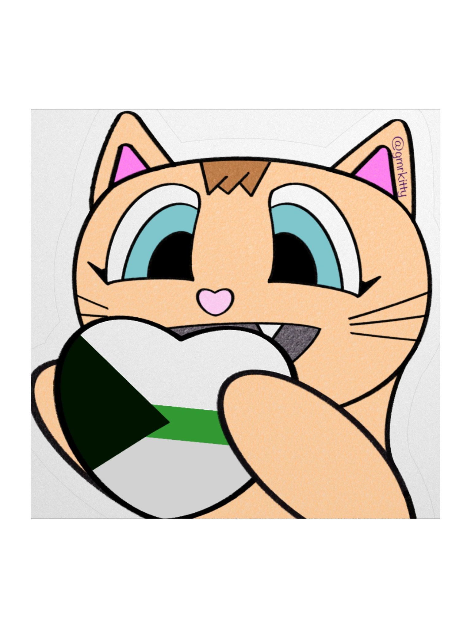 DemiR Pride Kitty Sticker product image (1)