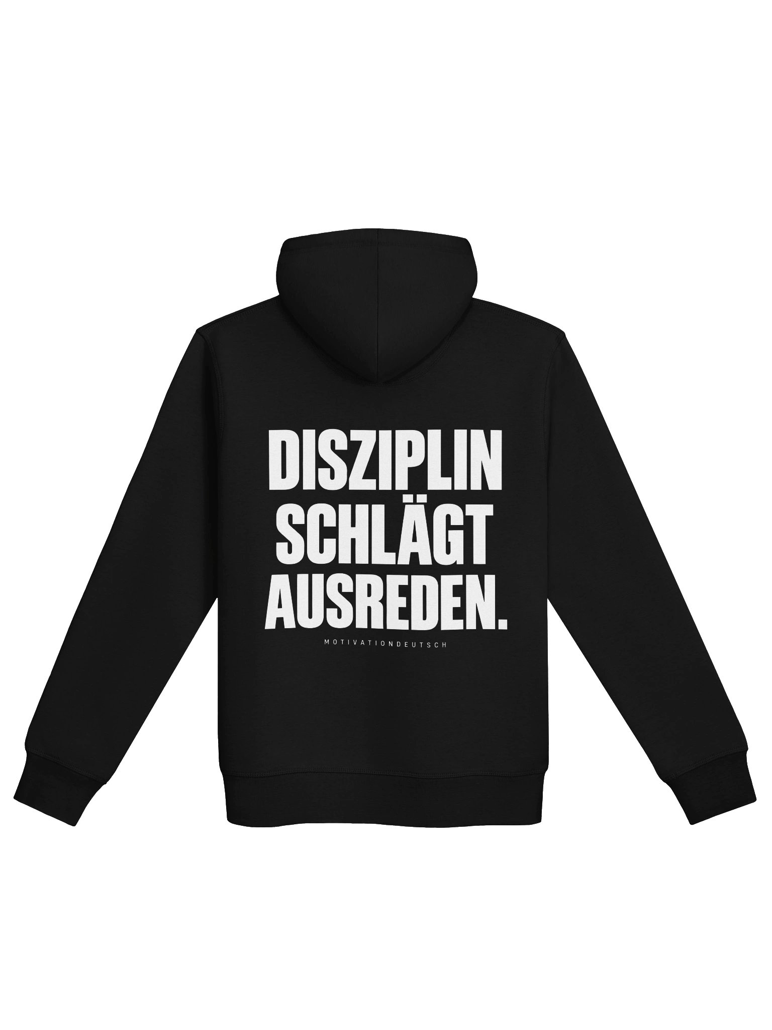 Disziplin schlägt Ausreden. – Premium Bio Hoodie product image (2)