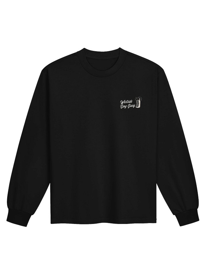 TEXT ME WHEN YOU GET A DOG // LS Crew // BLACK product image (2)