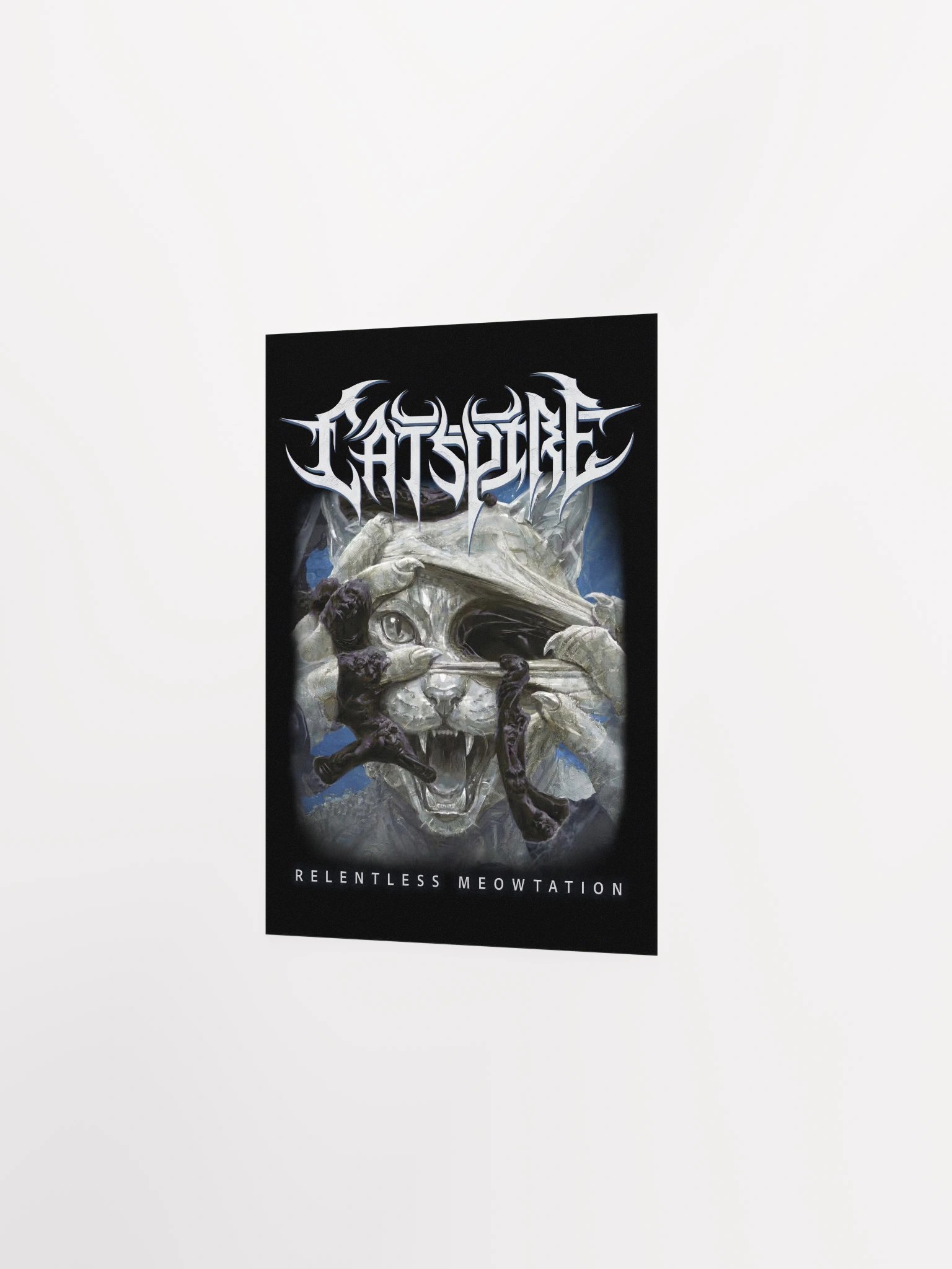 CATSPIRE RELENTLESS MEOWTATION POSTER product image (10)