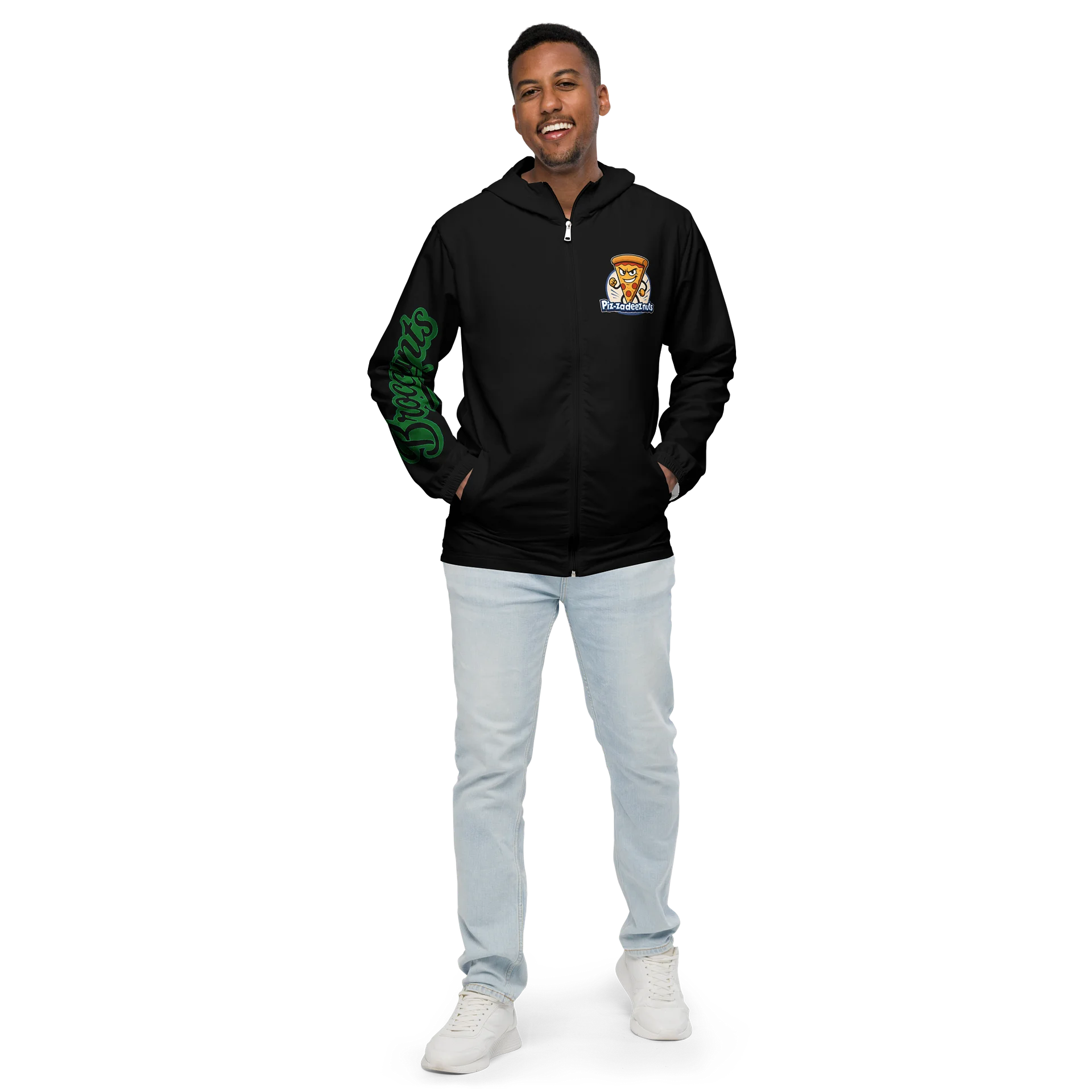 [PIZ-ZA DEEZ NUTS] Broccunts Zipper Hoodie product image (1)
