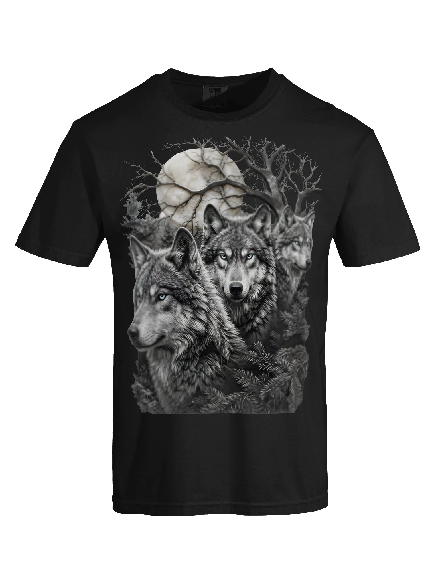Moonlit Wolves Graphic Tee product image (5)