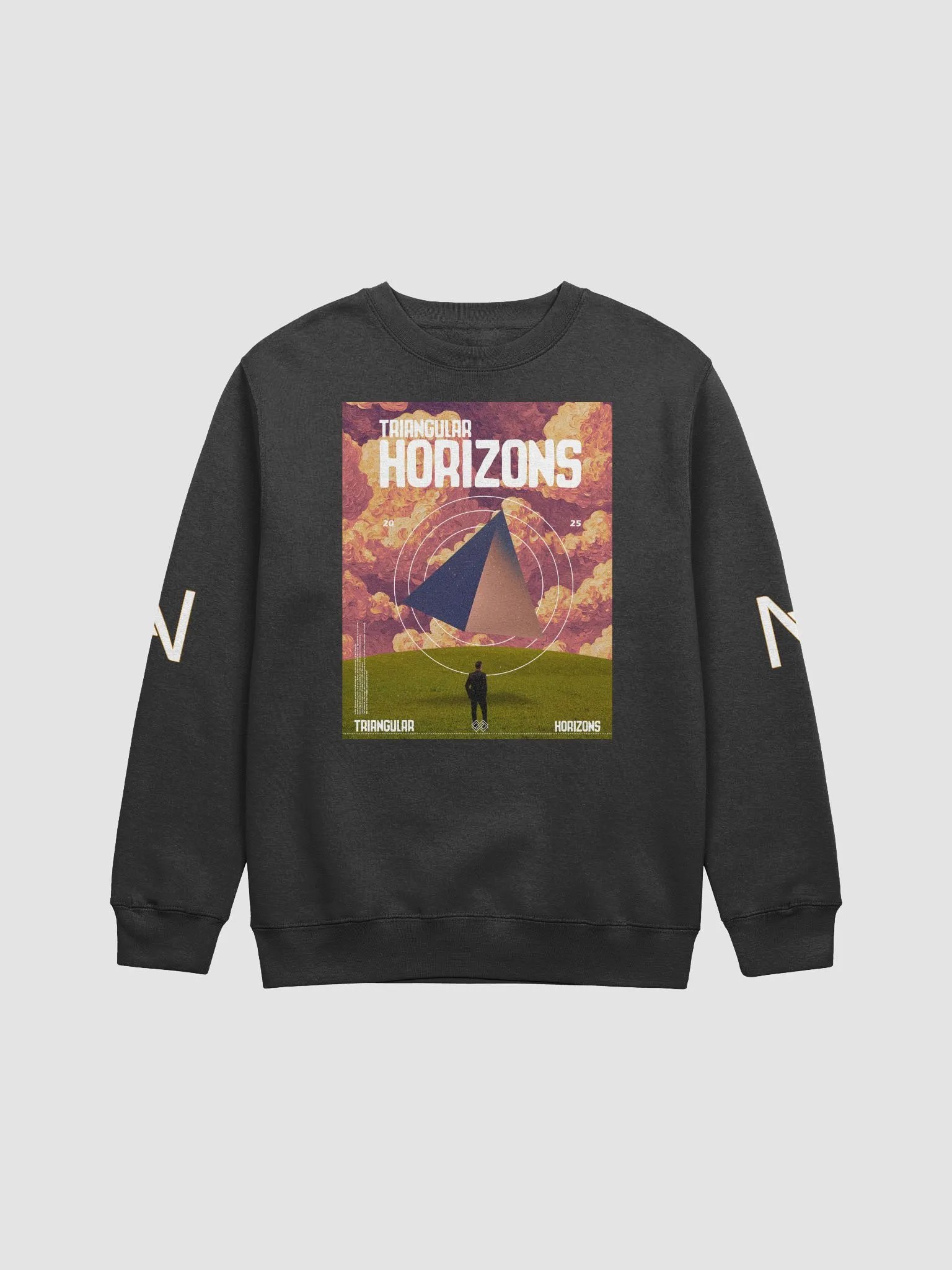 Triangular Horizons Unisex Sweatshirt product image (2)