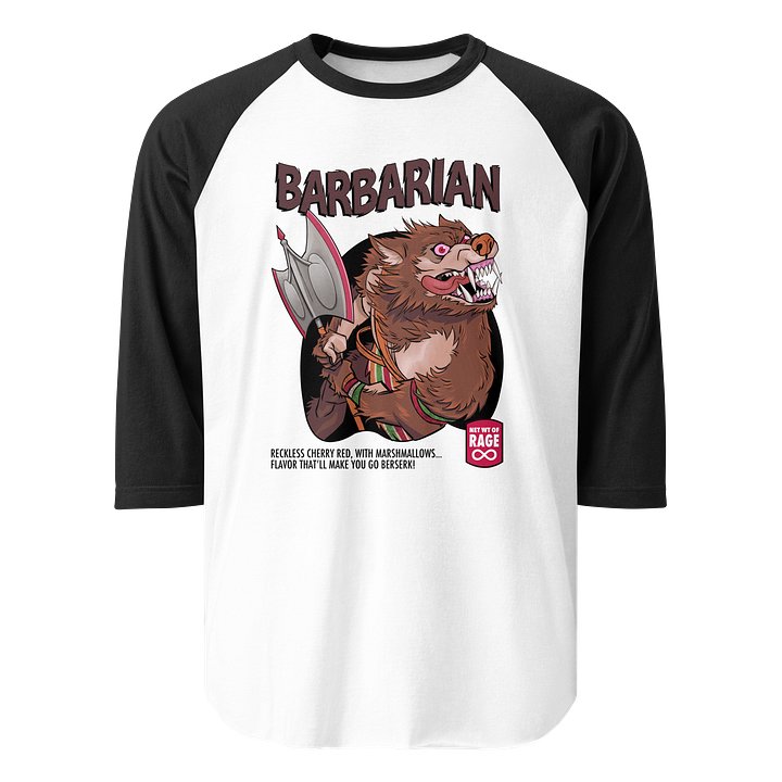 The Fruitarian BARBARIAN raglan product image (1)