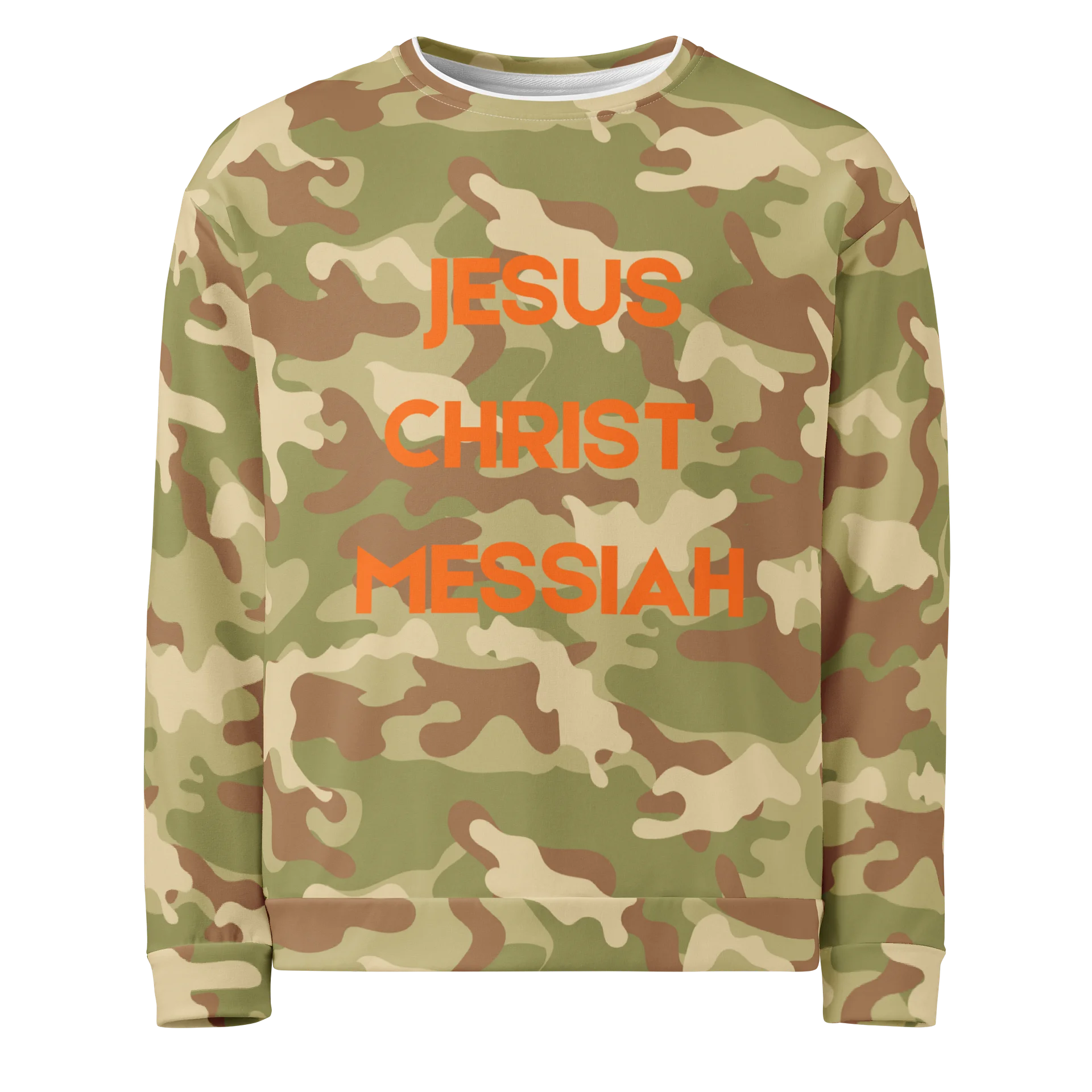 The Jesus Christ Messiah Camo Sweatshirt product image (1)