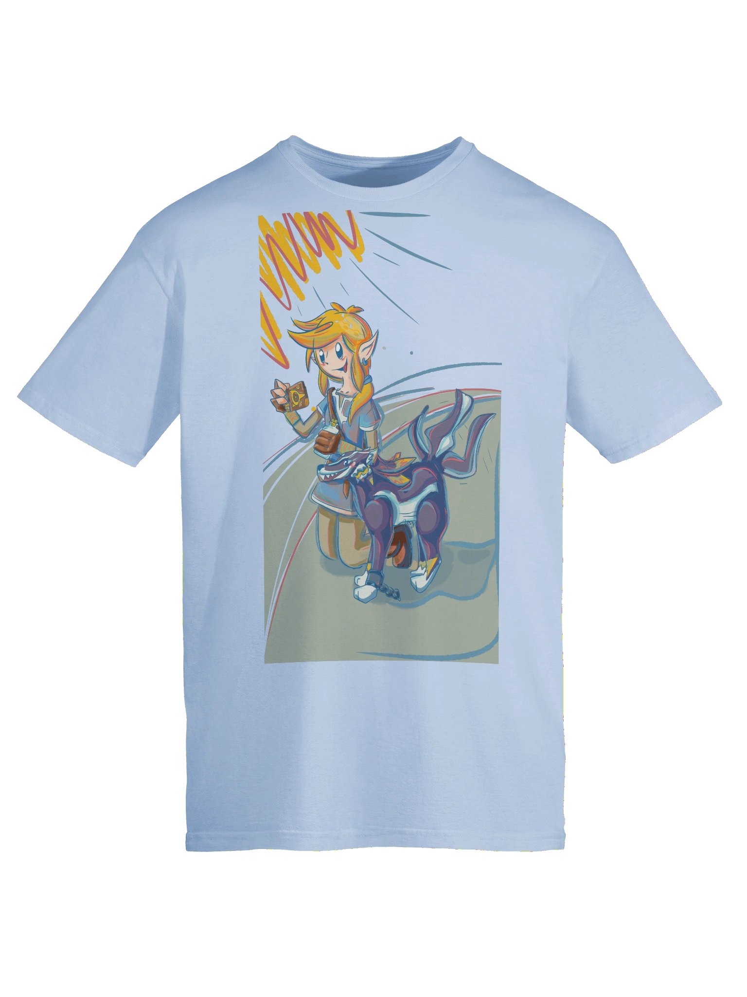 Wolf Companion Scribble T-Shirt product image (9)