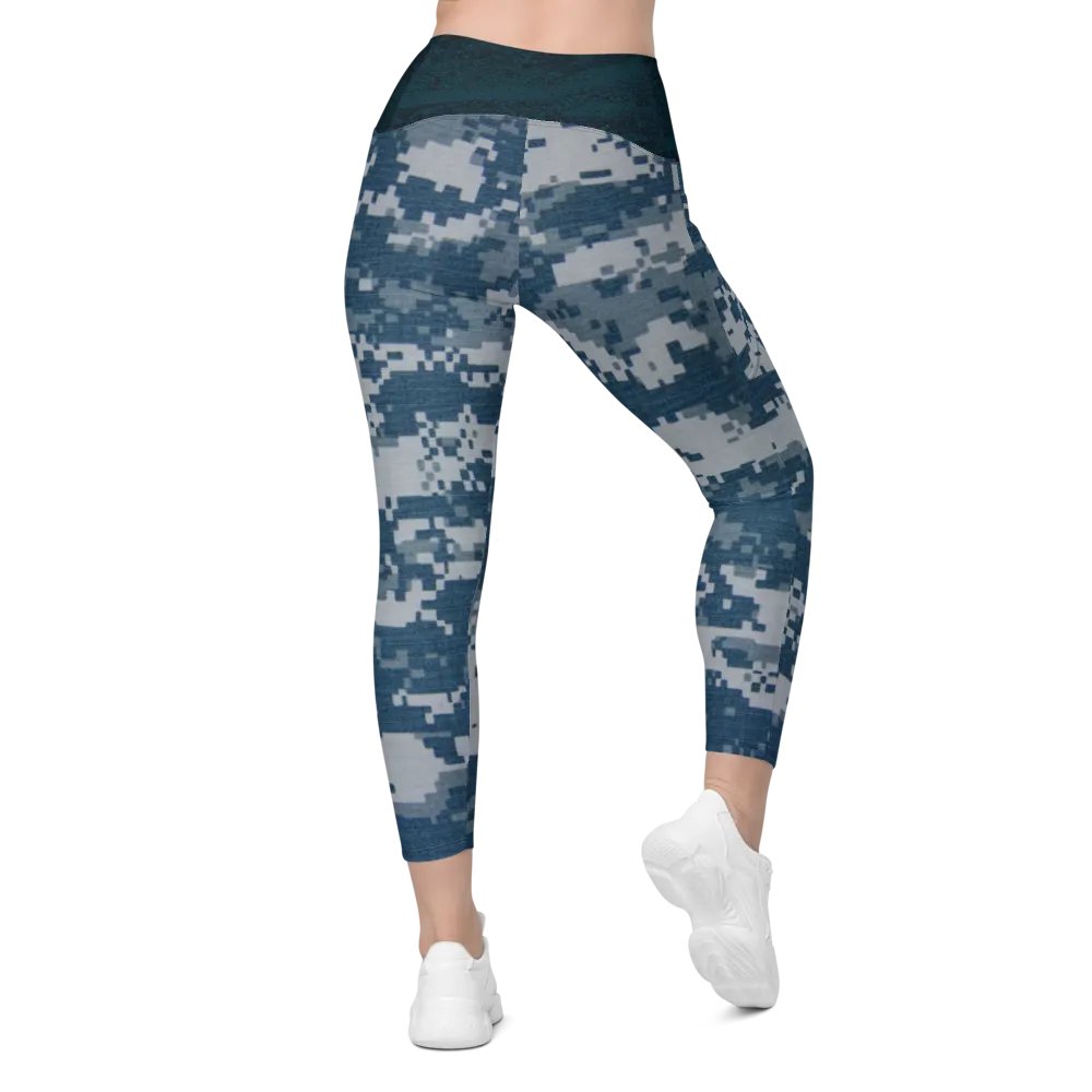 U.S. Navy Camouflage Crossover Leggings product image (9)
