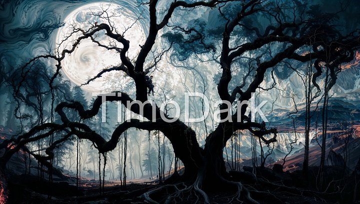 Gnarled Tree Desktop Wallpaper product image (1)