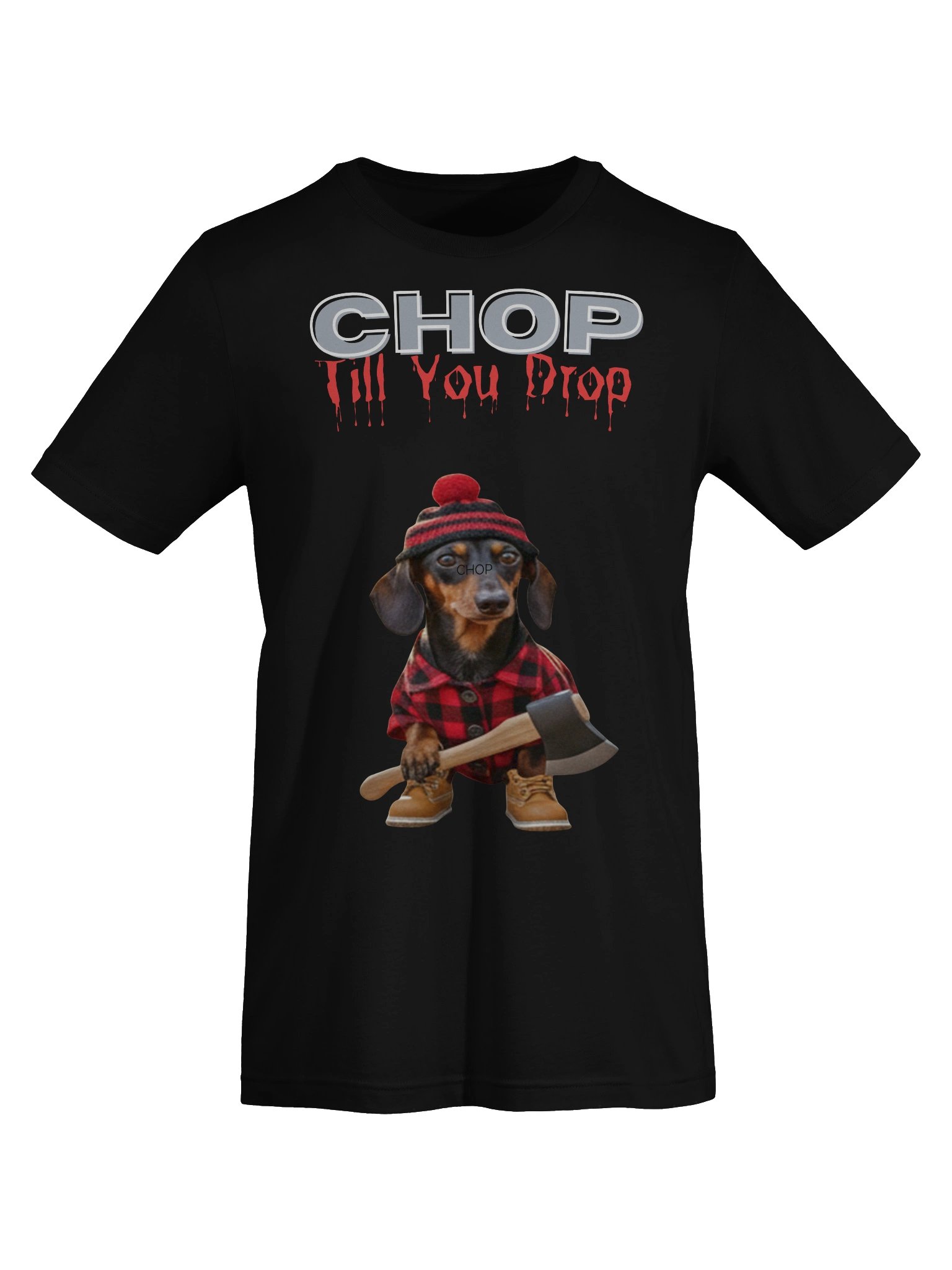 Chop Till You Drop Lumberjack Pup Tee product image (7)