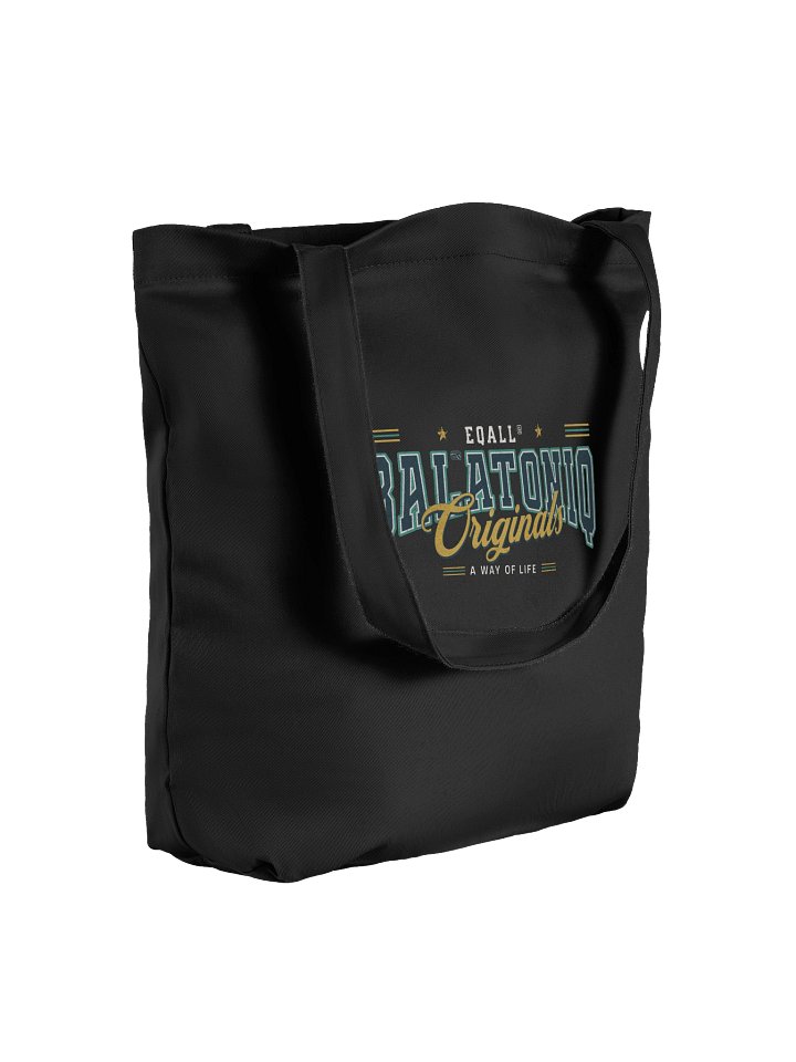 EQALL® Originals BALATONIQ Eco-Friendly Tote Bag Green Version product image (1)