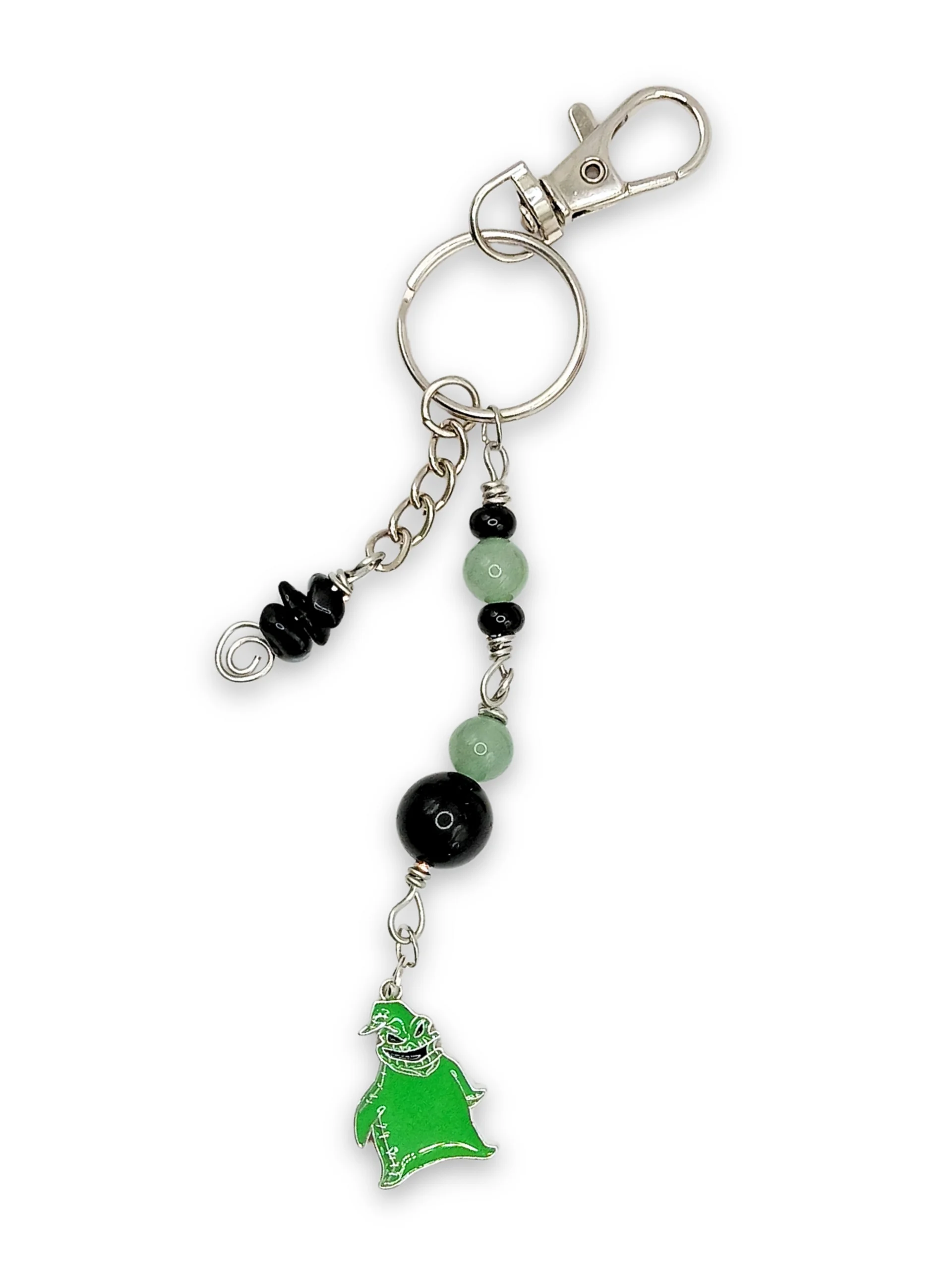Handmade Bag Charm ft. Boogie Man, Halloween & Christmas, Keychain, Purse Accessory product image (1)
