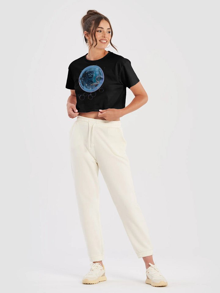 Bubble cat Crop Top product image (2)