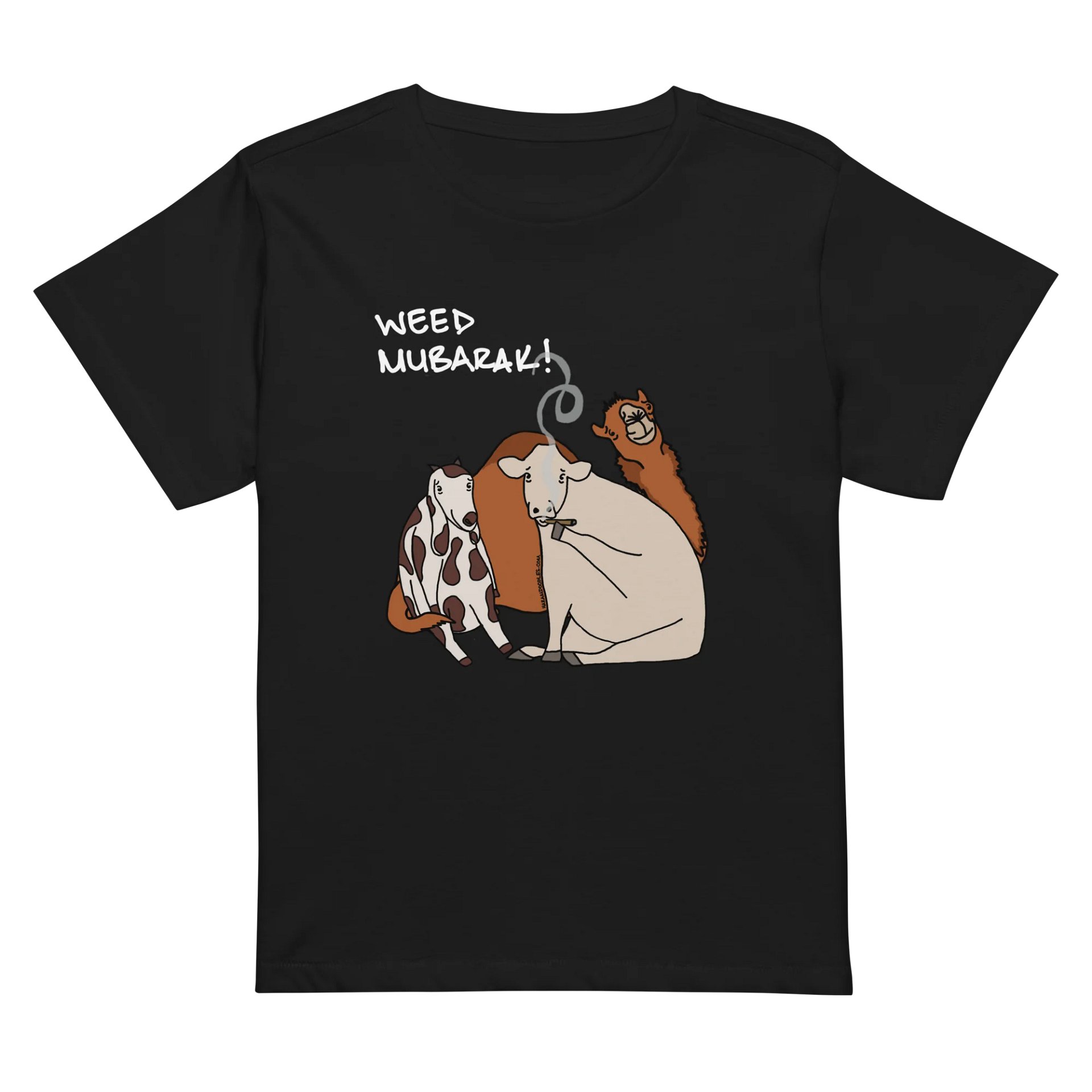 Weed Mubarak High-Waisted T-Shirt product image (2)