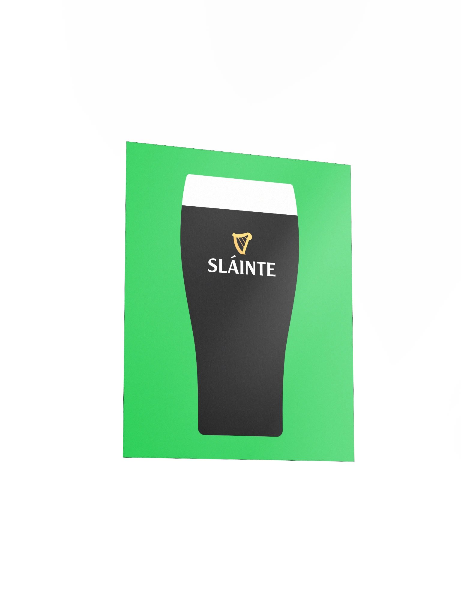 Sláinte - Pint of the Black Stuff | Enhanced Matte Paper Poster Print product image (3)