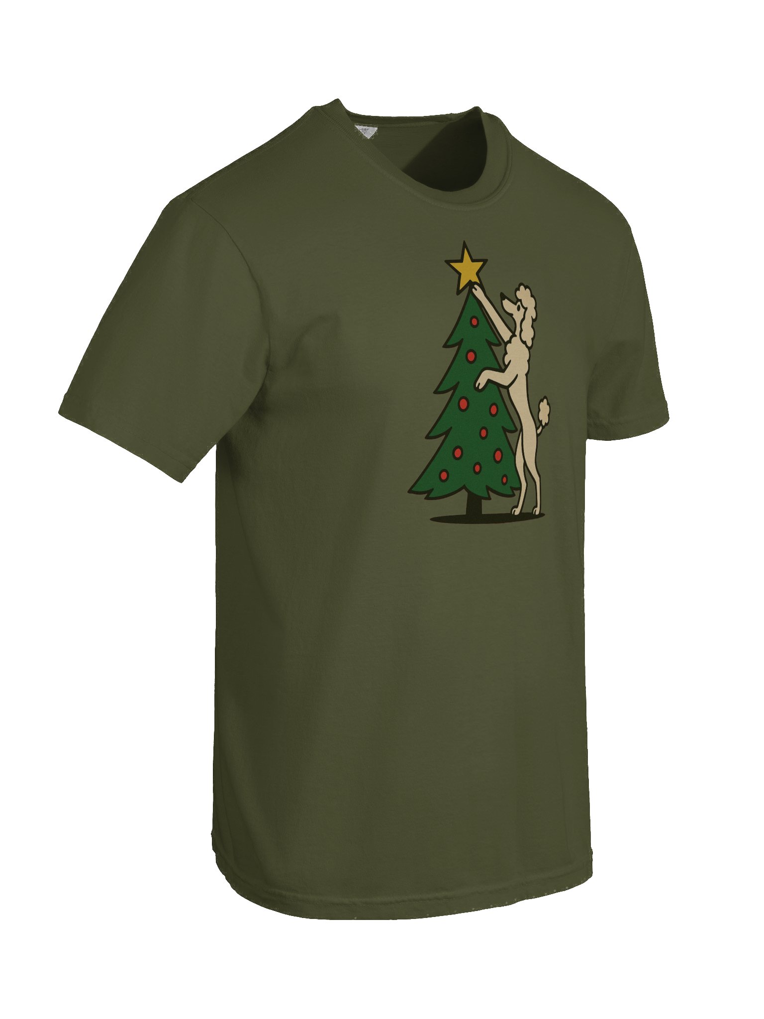 Poodle Christmas T-Shirt product image (8)