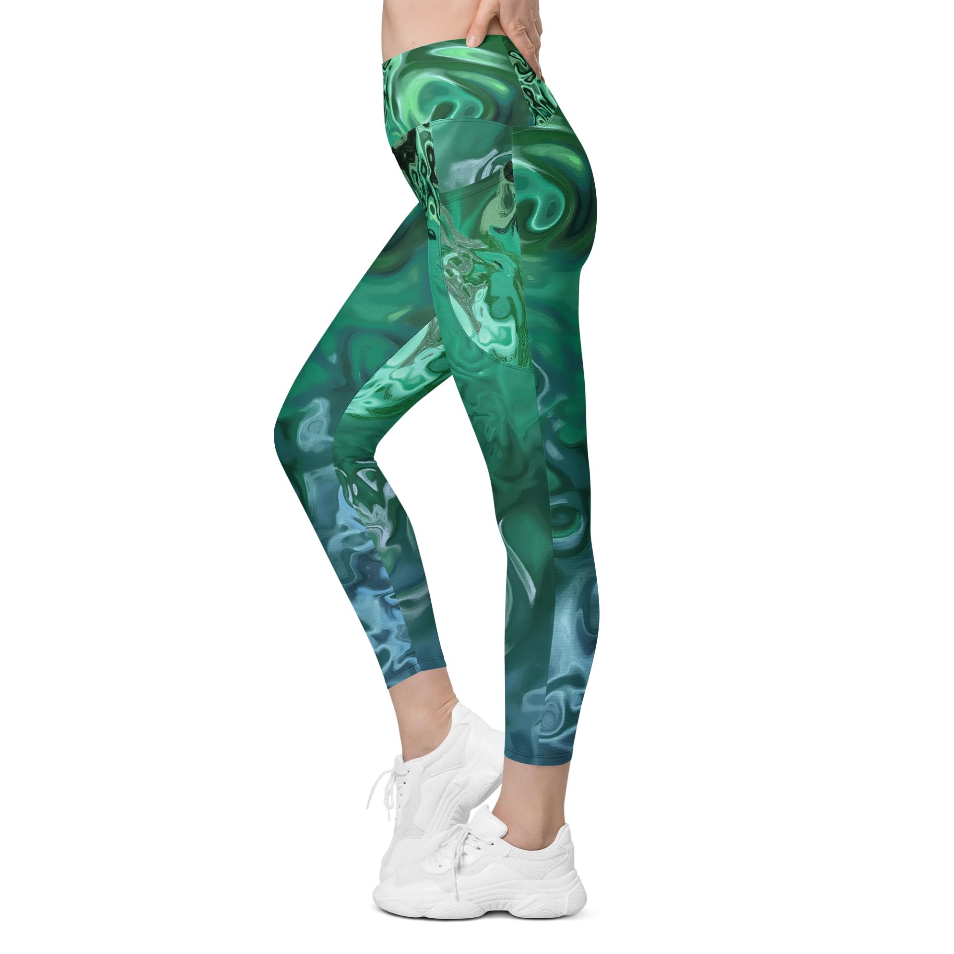 Emerald Serenity Leggings product image (6)