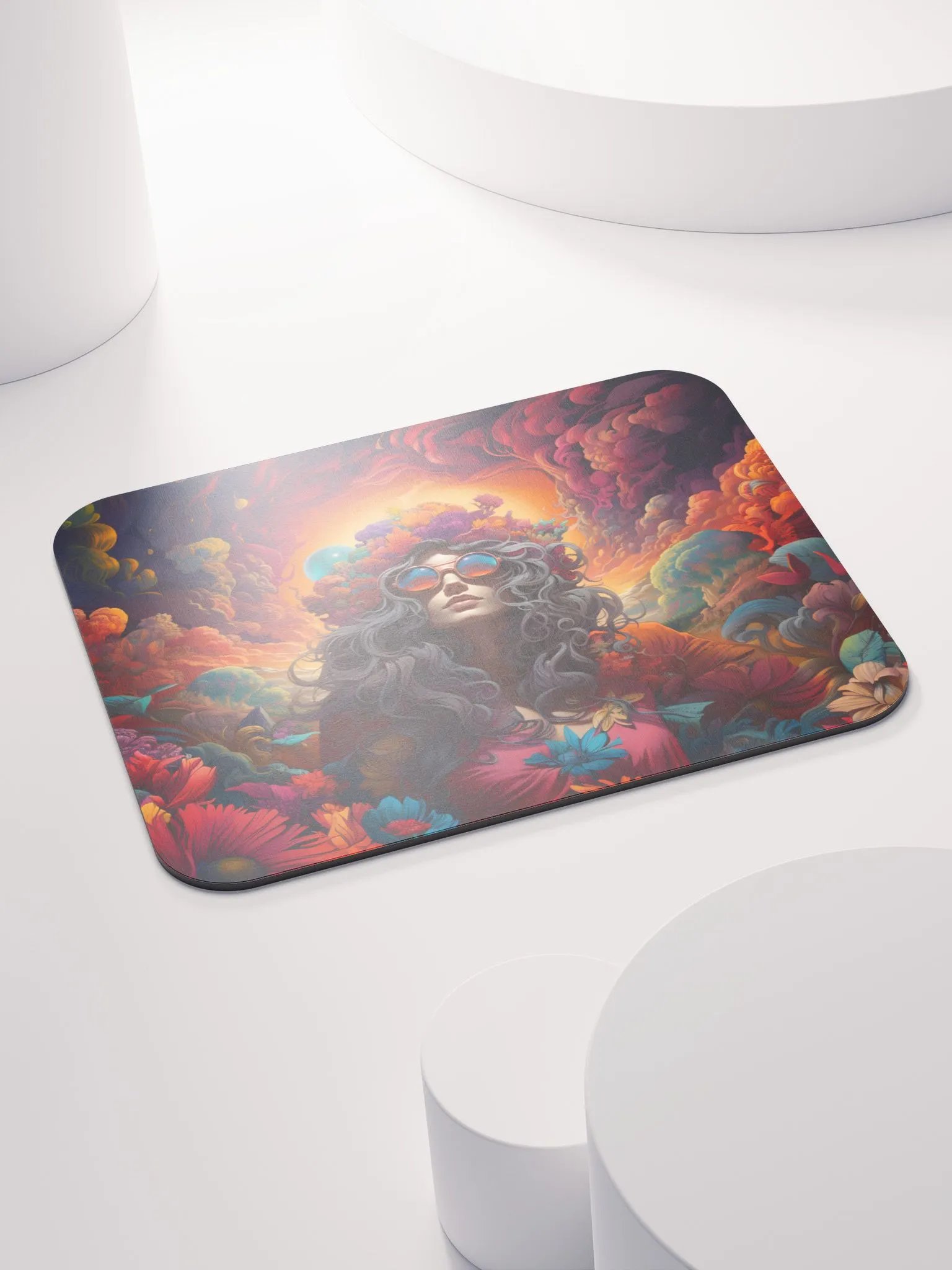 Psychedelic Sunset Mouse Pad product image (4)